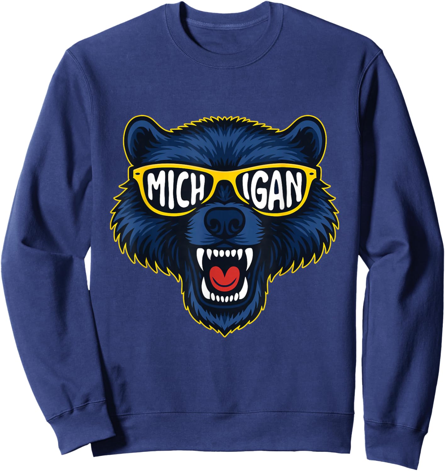 Michigan Football Lover Game Day Sweatshirt - Sweatshirt | Navy