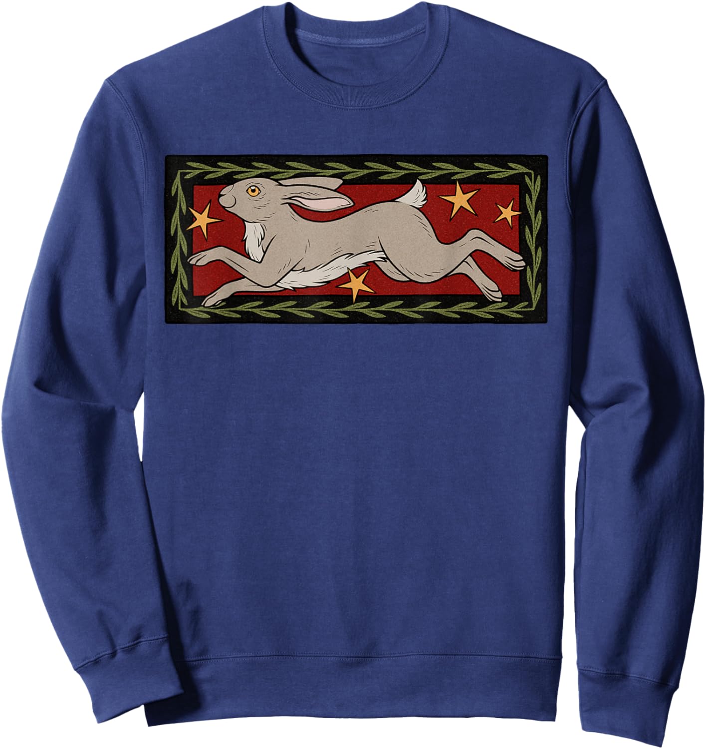 Watership Down Goblincore Therian Dark Academia Furry Art Sweatshirt - Sweatshirt | Navy