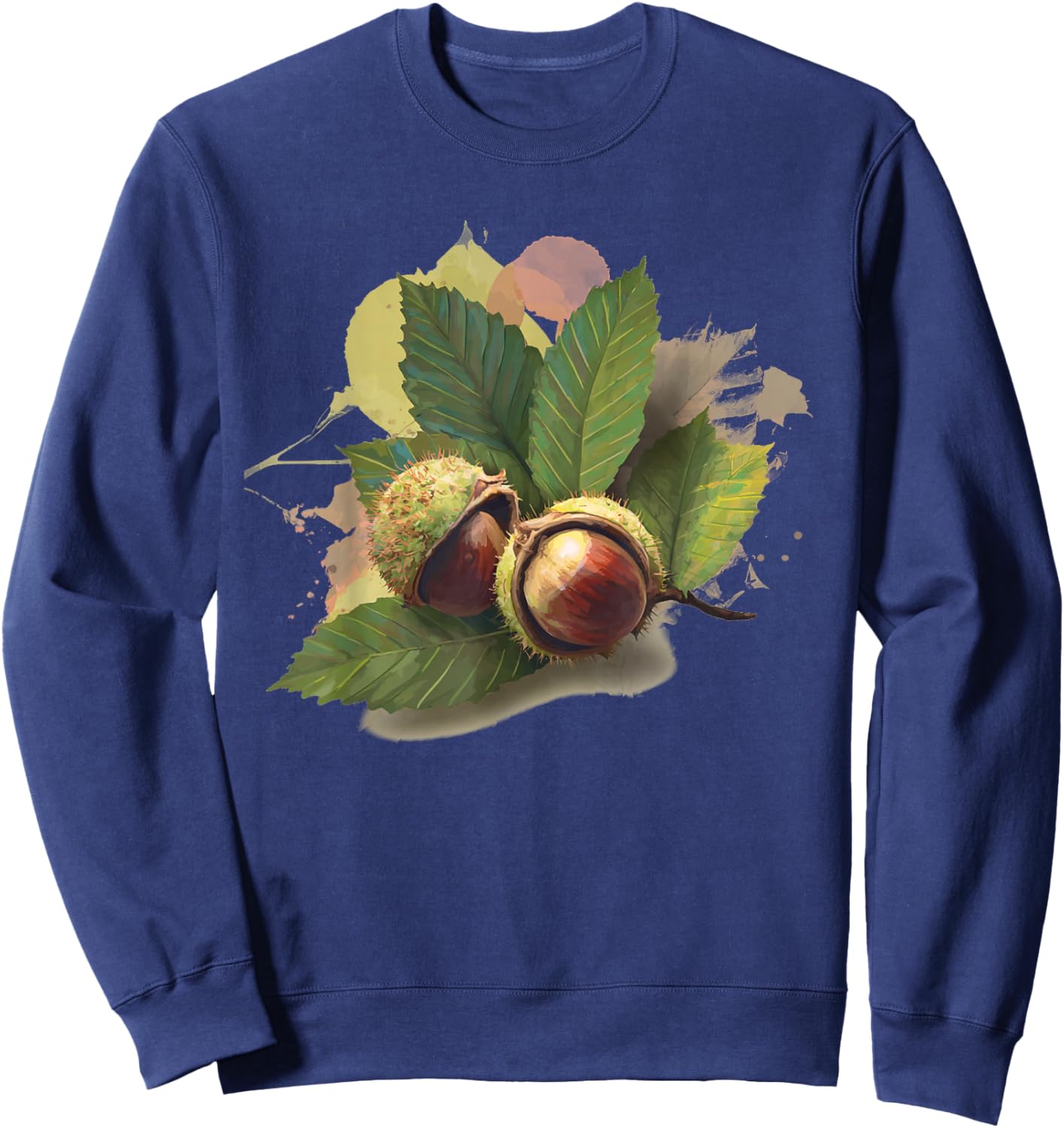 Amazing Nature Chestnut in Fall for Boys and Girls Sweatshirt - Sweatshirt | Navy