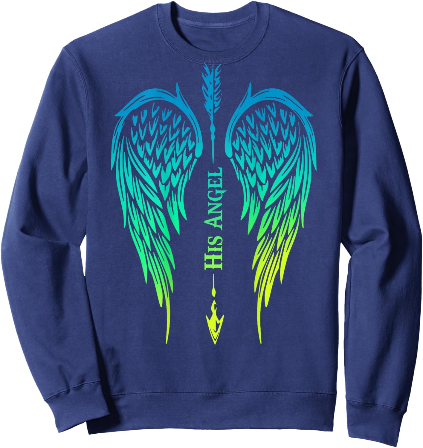 His Angel her Guardian Matching Couple Sweatshirt - Sweatshirt | Navy