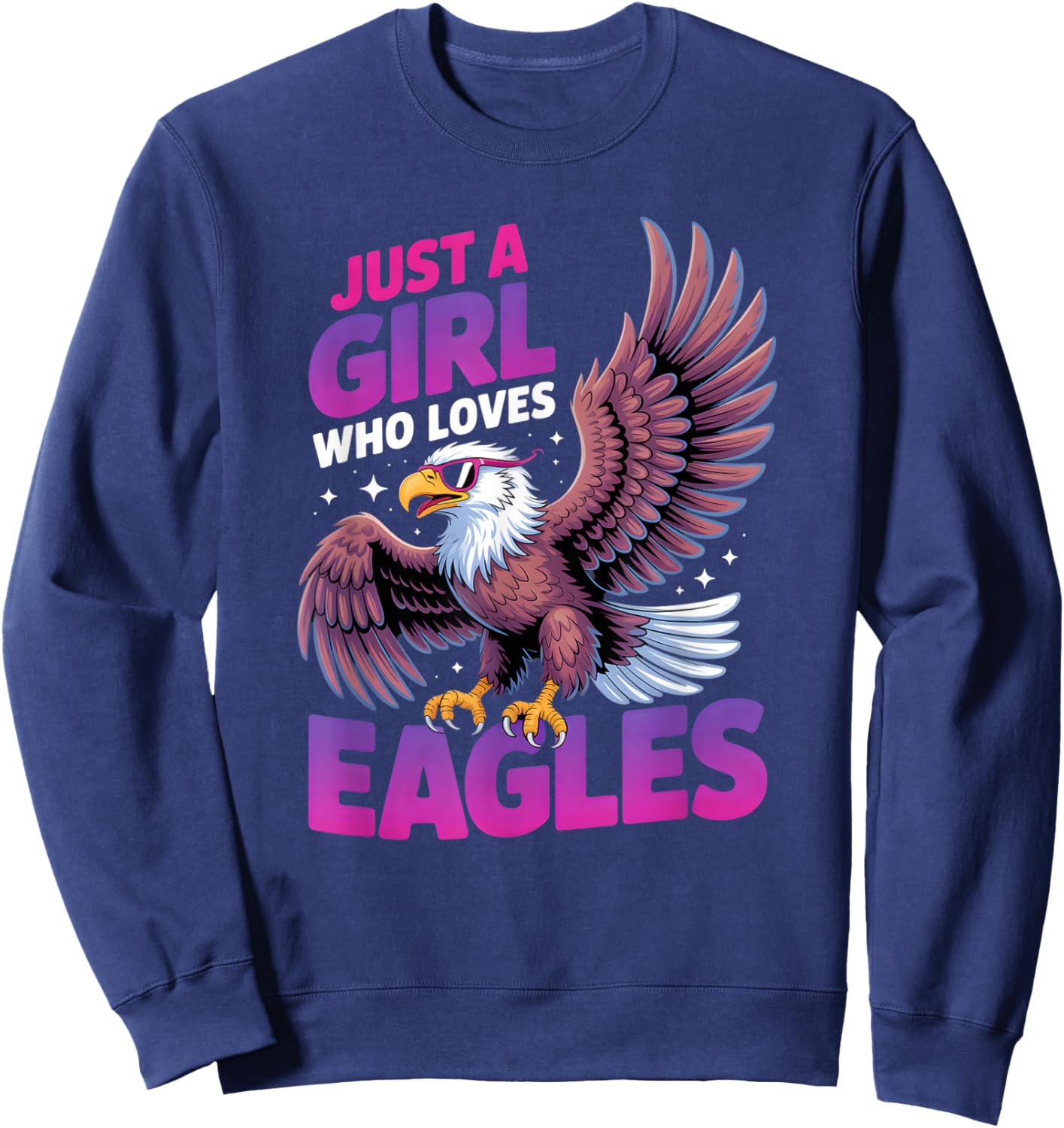 Girls Eagle Sweatshirt - Sweatshirt | Navy