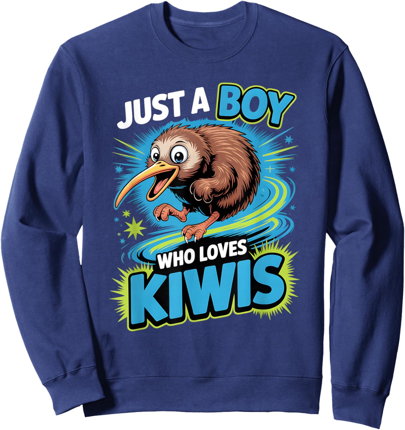 Boys Kiwi Sweatshirt - Sweatshirt | Navy