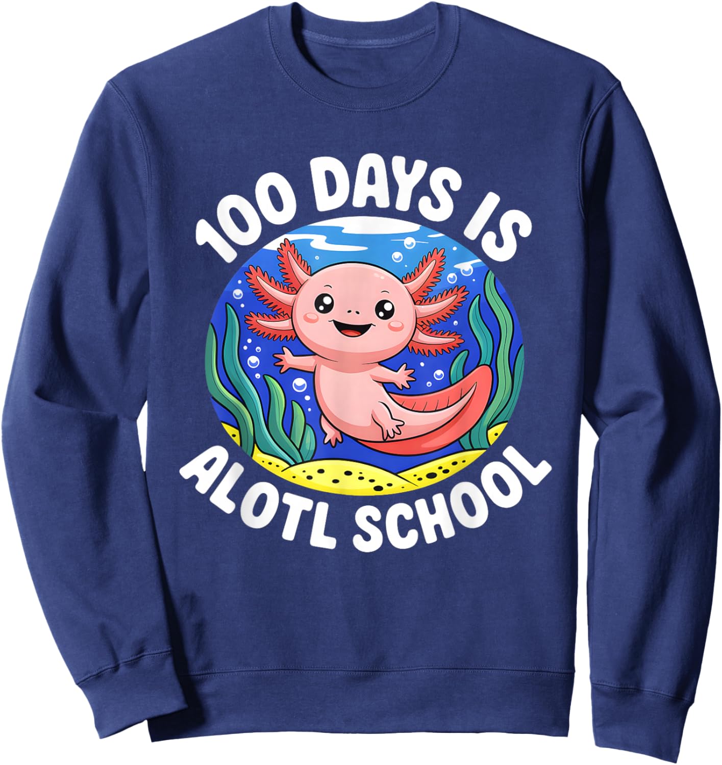 Axolotl Lover Sweatshirt - Sweatshirt | Navy