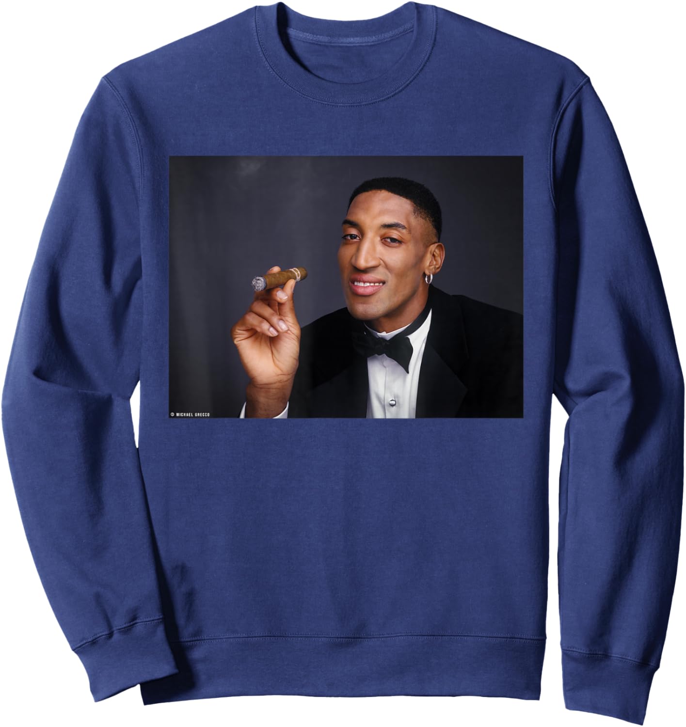 Scottie Pippen NBA Chicago Bulls Basketball Michael Grecco Sweatshirt - Sweatshirt | Navy