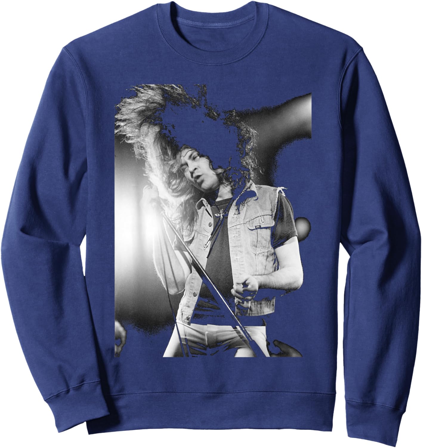 Deep Purple Vocalist Ian Gillan Solo Band Gillan 1982 Sweatshirt - Sweatshirt | Navy