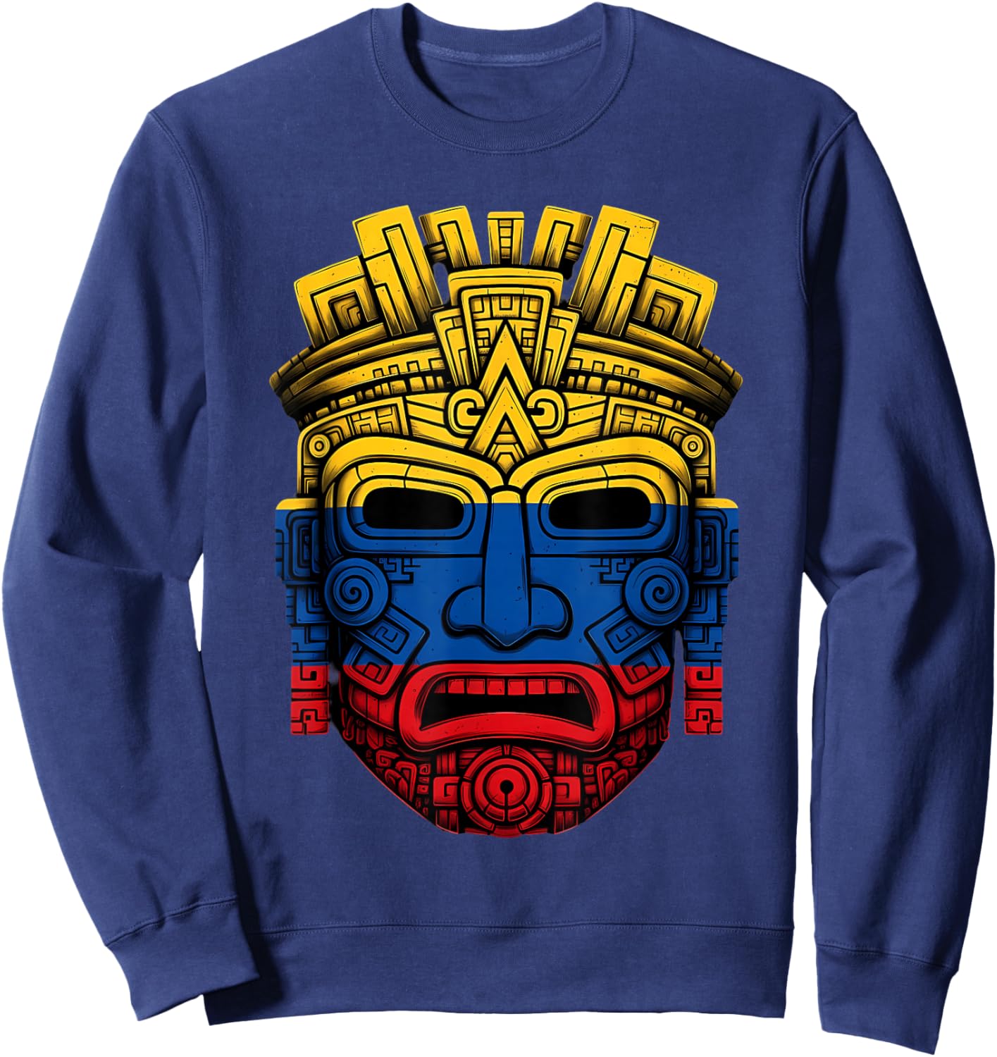Colombia Flag Colombian Pride Colombian Flag Colombian Roots Sweatshirt - Sweatshirt | Navy