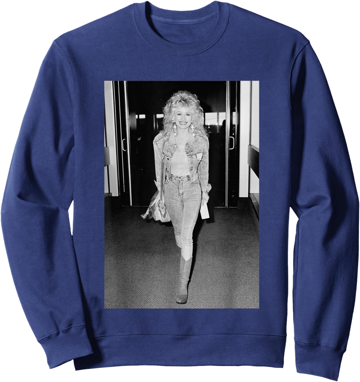 Dolly Parton 1988 I Know You by Heart Promo Sweatshirt - Sweatshirt | Navy