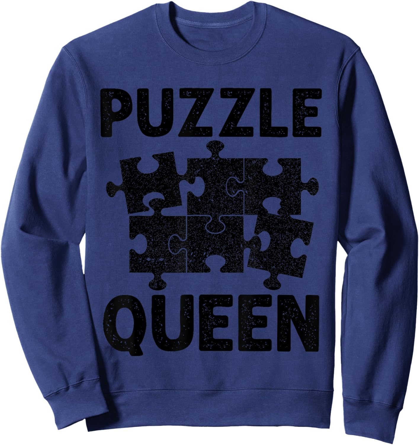 Cool Puzzle Design Girls Jigsaw Lover Puzzle Piece Sweatshirt - Sweatshirt | Navy