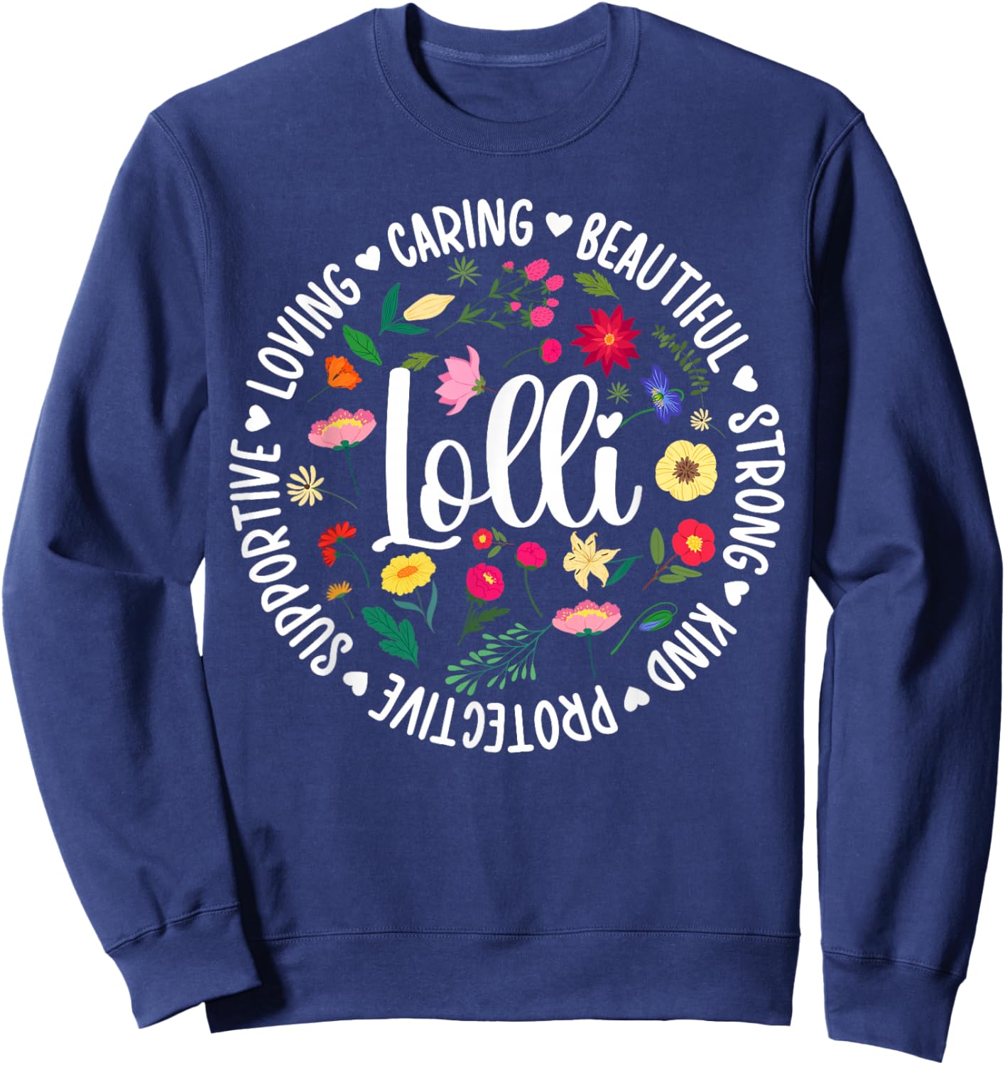 Lolli Appreciation Circle Lolli Grandma Lolli Grandmother Sweatshirt - Sweatshirt | Navy