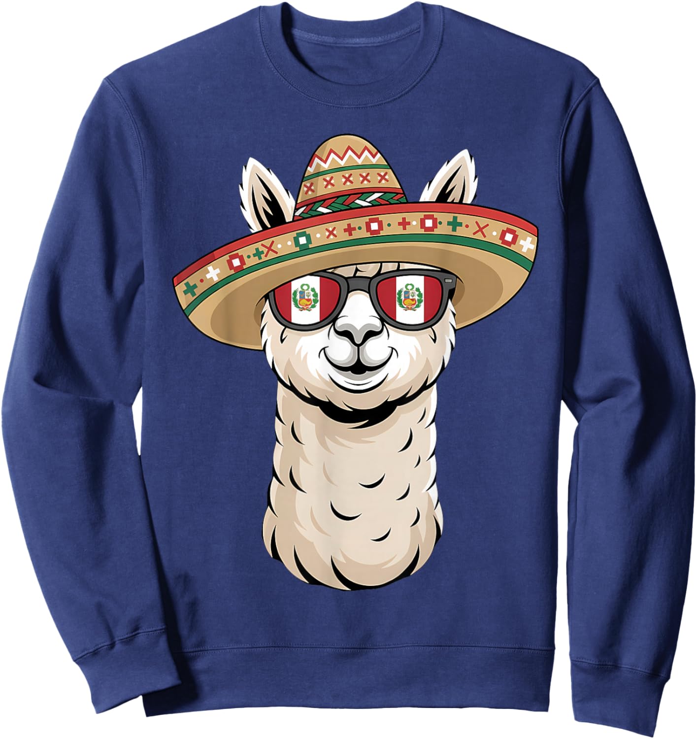 Peru Flag Peruvian Pride Peruvian Roots Peruvian Flag Sweatshirt - Sweatshirt | Navy