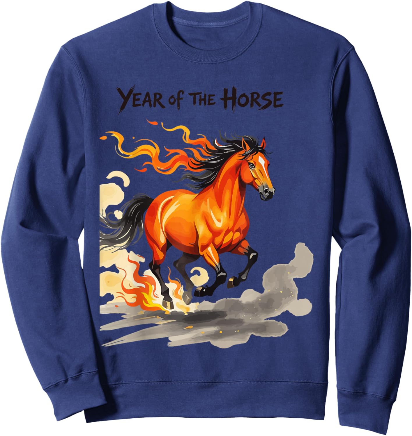 Year of The Horse Sweatshirt - Sweatshirt | Navy