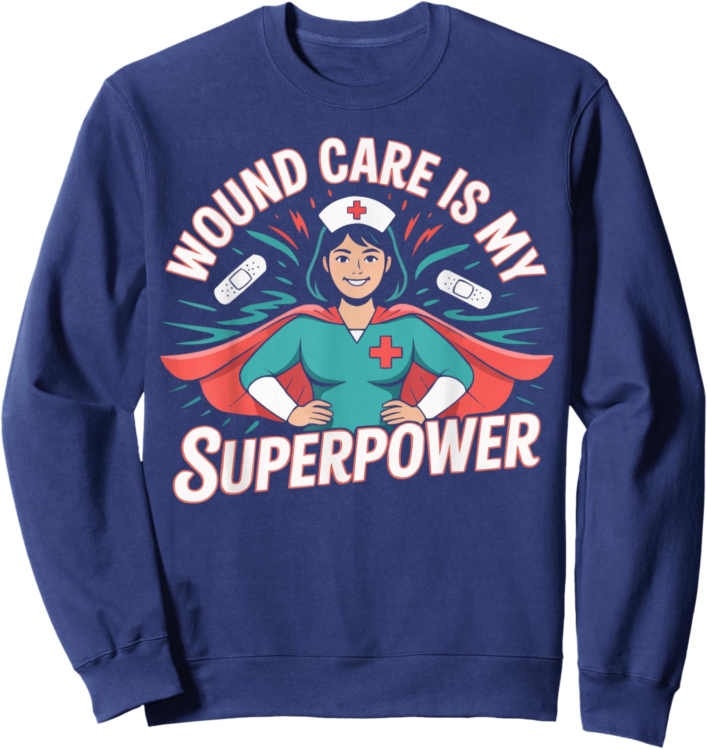 Wound Care Nurse Practitioner Medical Registered Nursing Sweatshirt - Sweatshirt | Navy