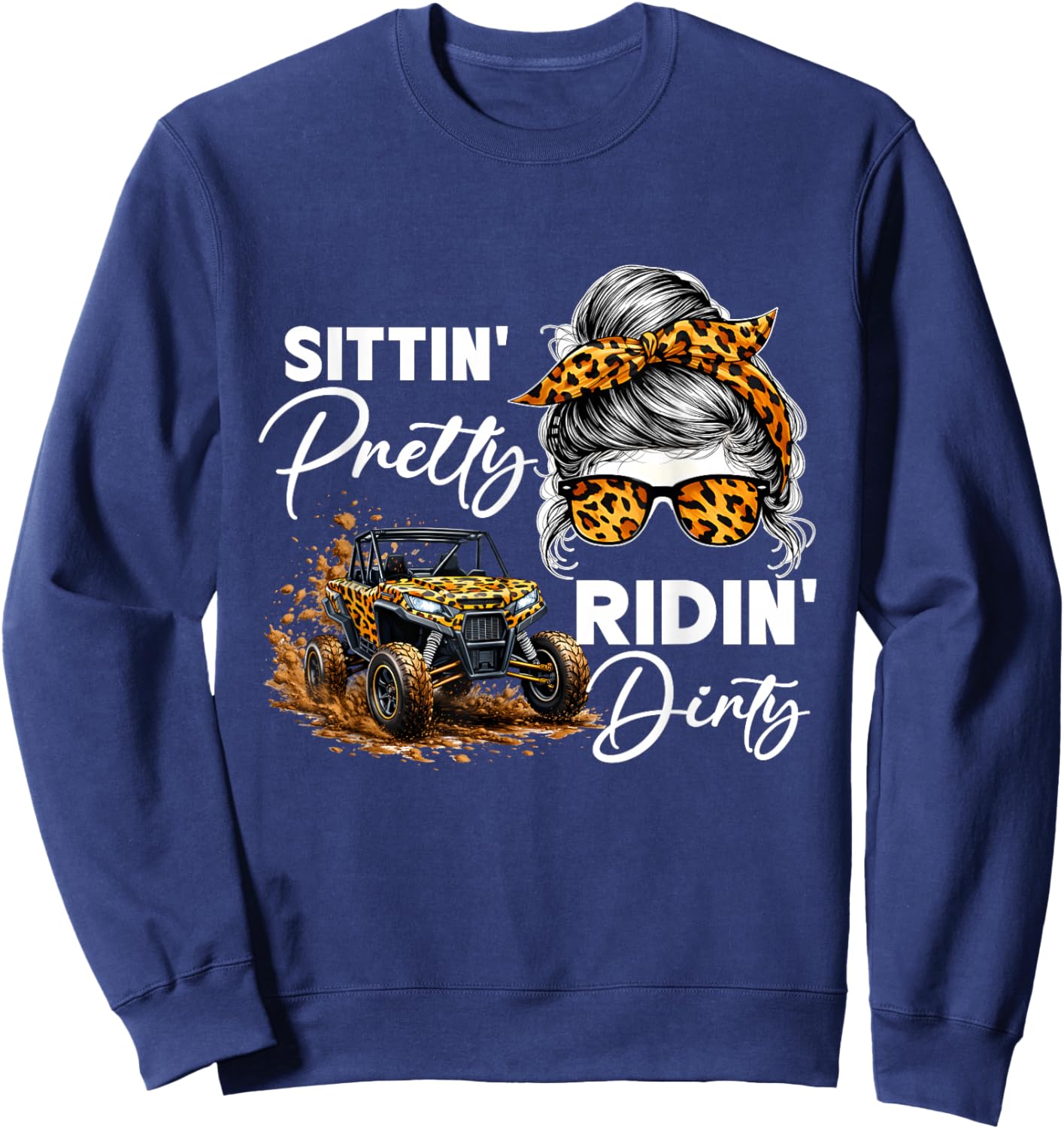 Side B y Side Sweatshirt - Sweatshirt | Navy