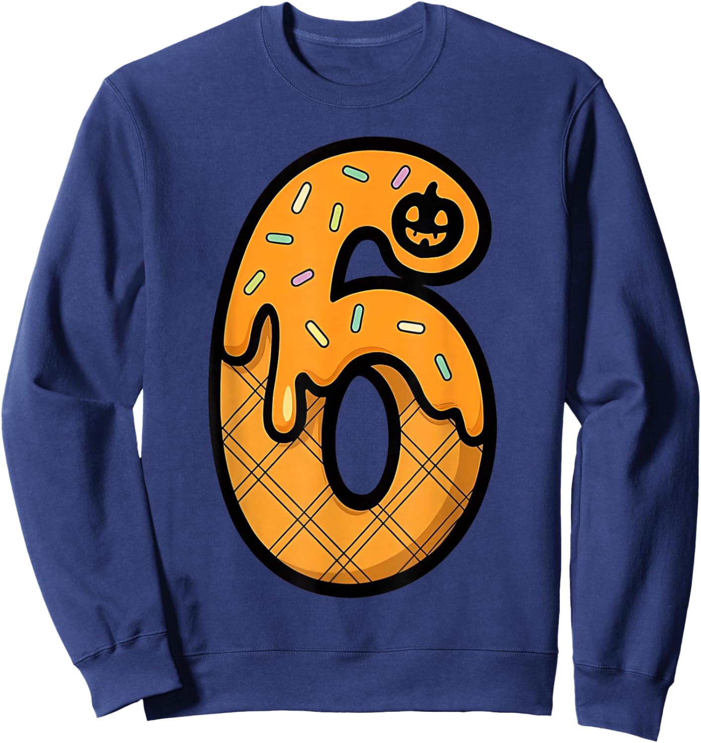 Couple Halloween Costume Duo Halloween Costume 6 7 Rizz Sweatshirt - Sweatshirt | Navy