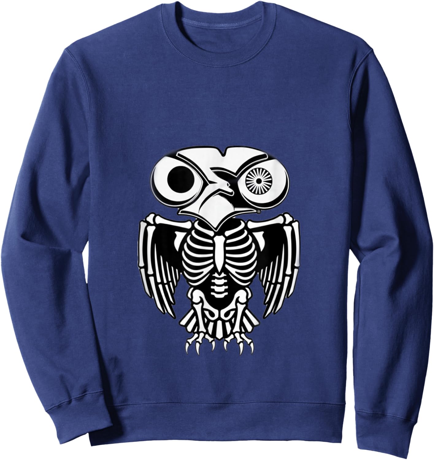 One Eyed Owl OEO Full Skeleton Sweatshirt - Sweatshirt | Navy