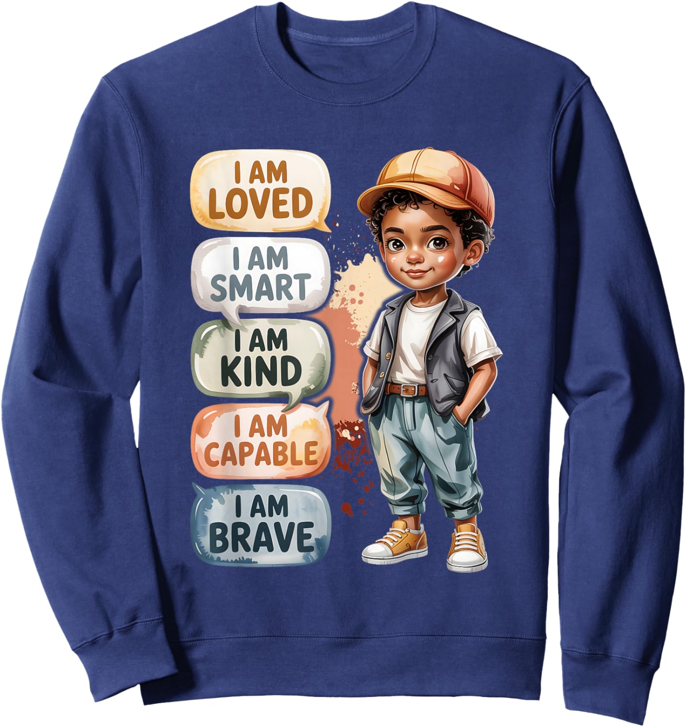 Kind Brave Sweatshirt - Sweatshirt | Navy