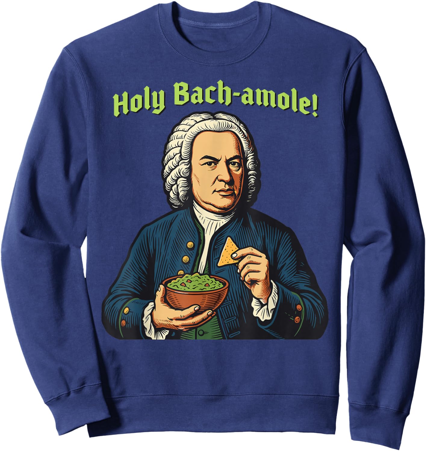 Funny J.S. Bach Bach-amole for Baroque Classical Musician Sweatshirt - Sweatshirt | Navy