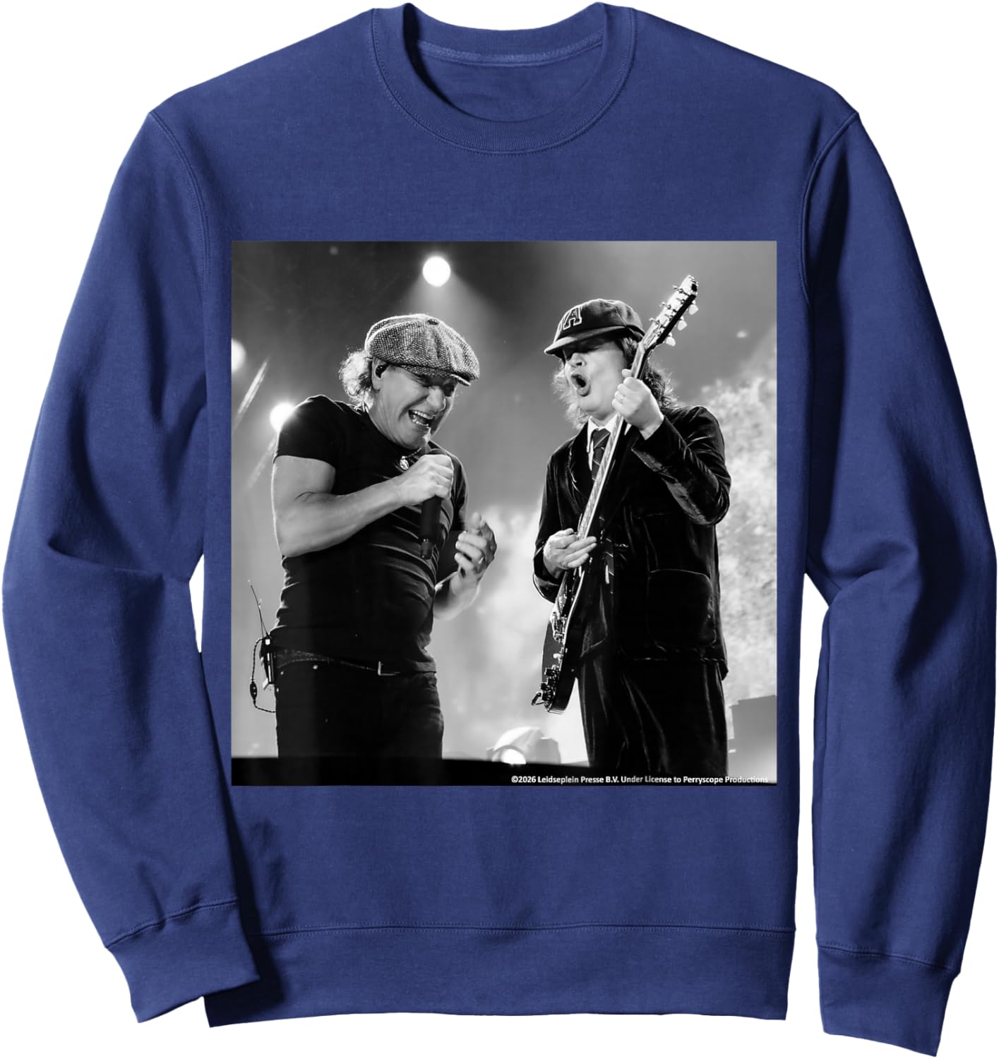 AC/DC Live Rock Concert Energy Thunderstruck Power Sweatshirt - Sweatshirt | Navy