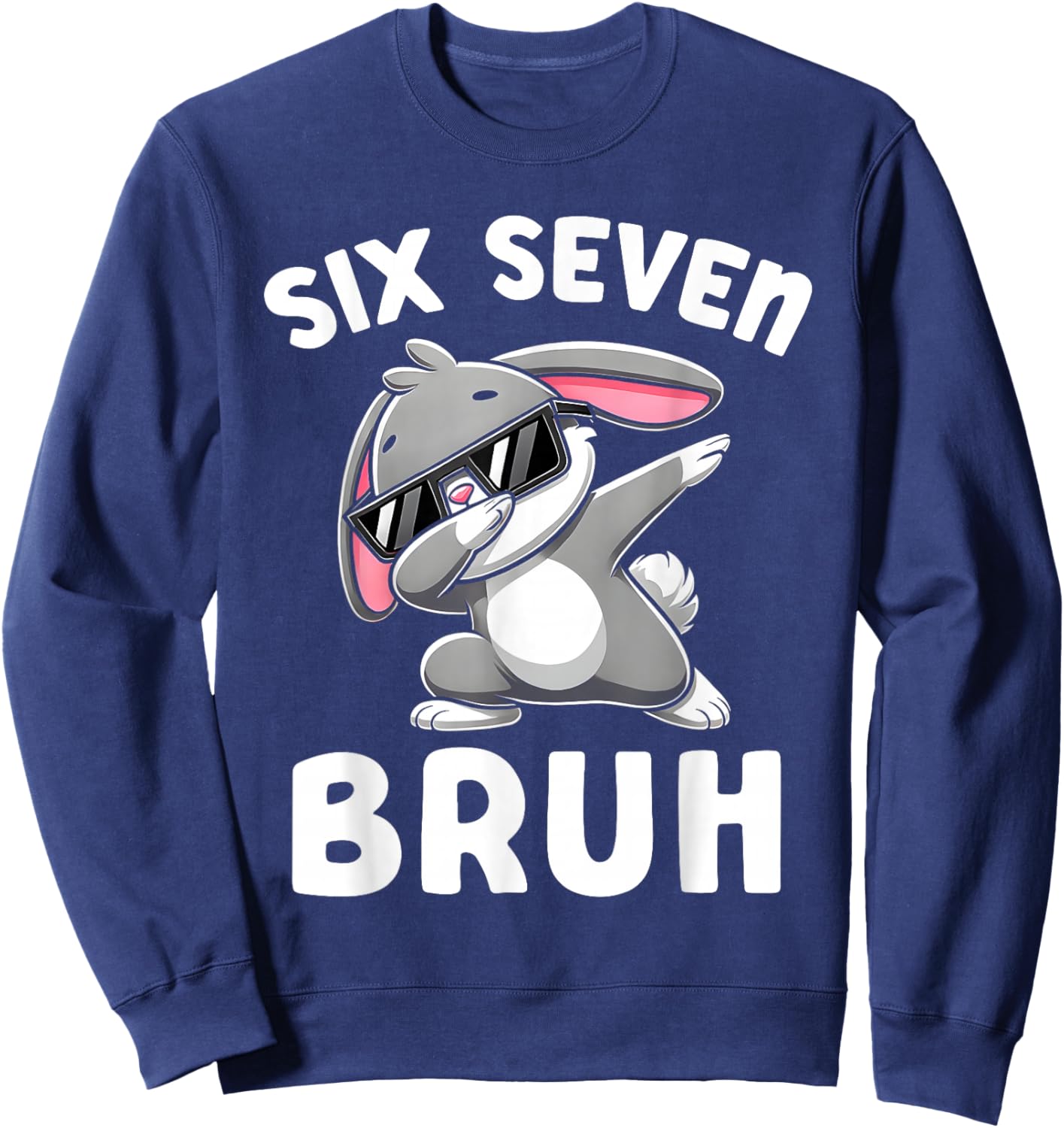 Face with Sunglasses Easter Day Sweatshirt - Sweatshirt | Navy