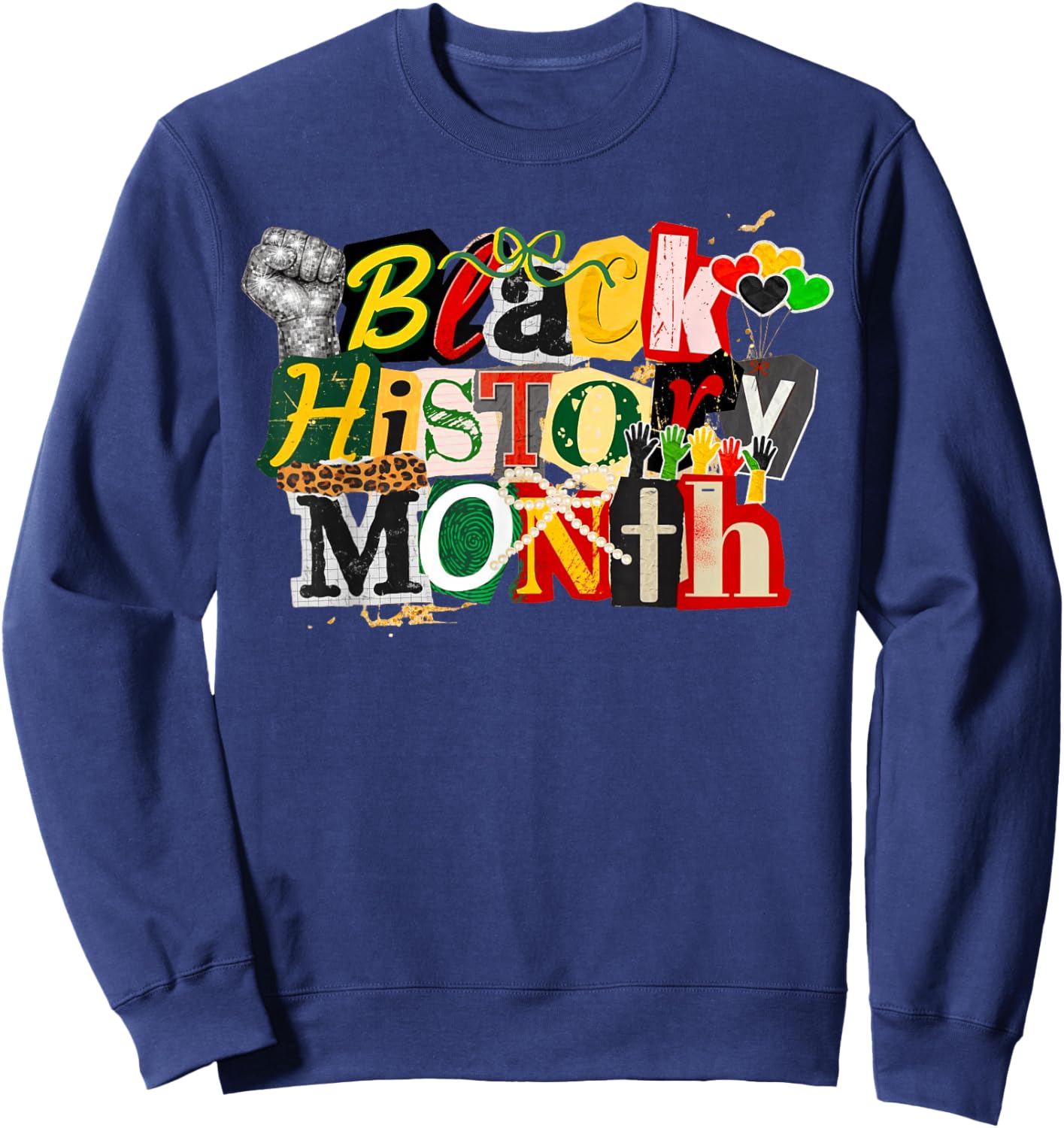 Black History Month Sweatshirt - Sweatshirt | Navy