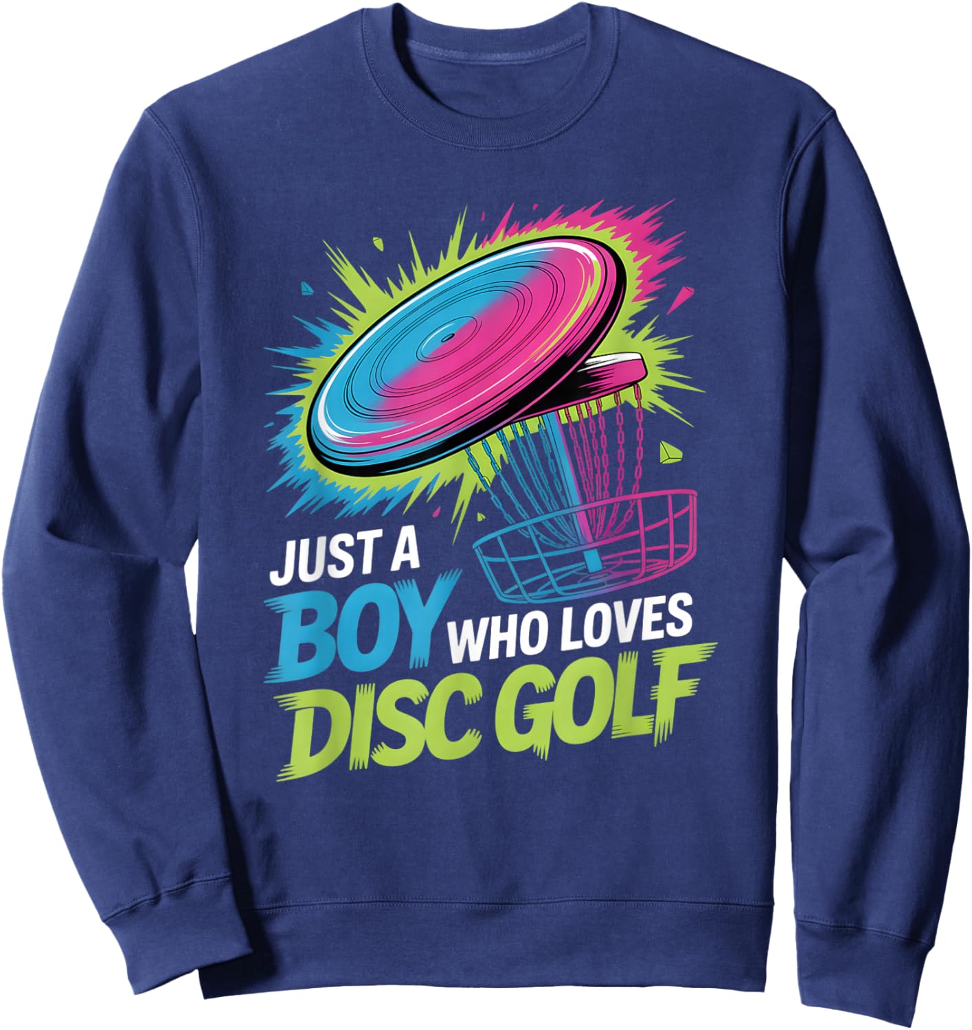 Boys Disc Golf Sweatshirt - Sweatshirt | Navy