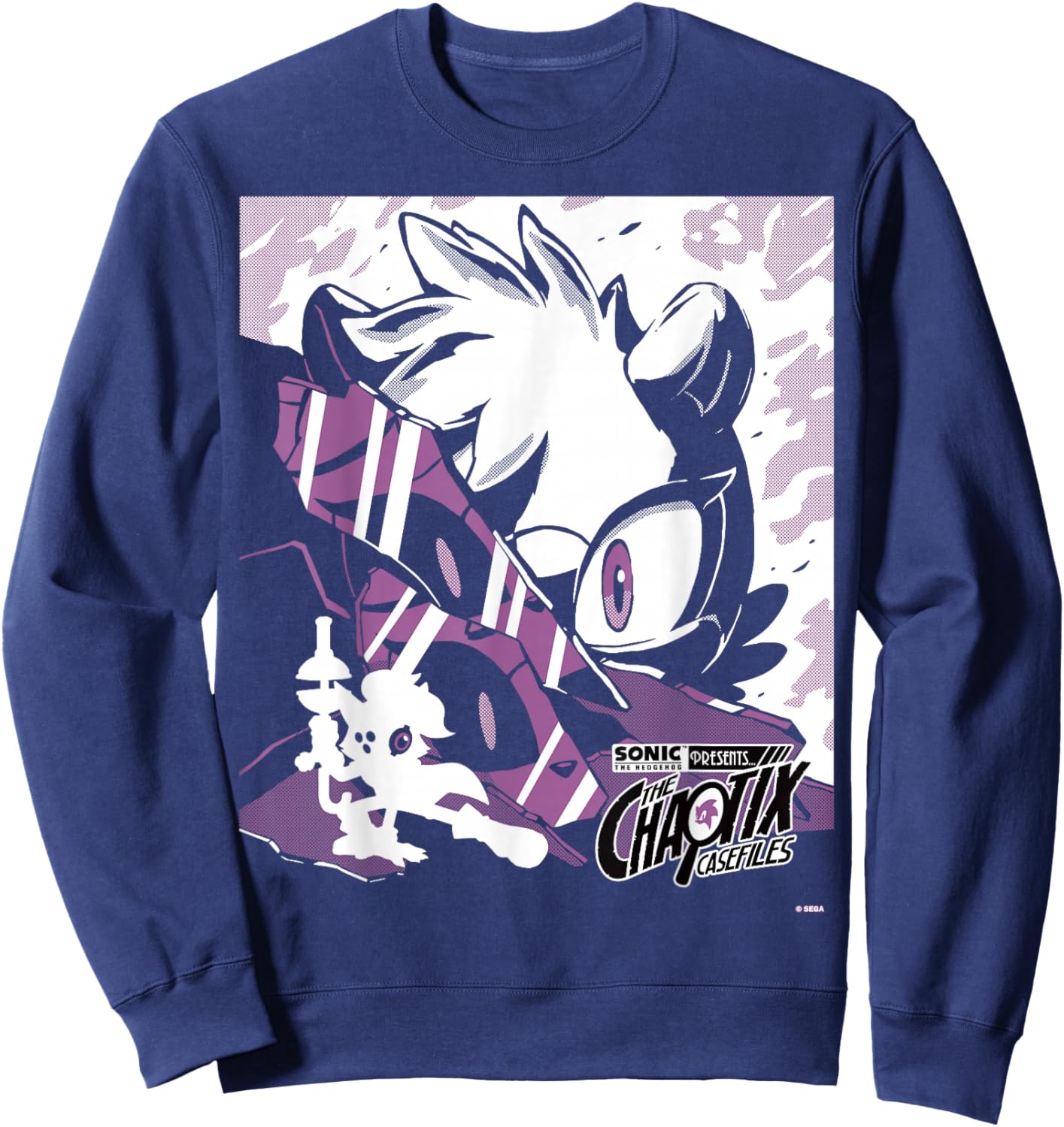Sonic The Hedgehog Chaotix Casefiles Episode 3 Sweatshirt - Sweatshirt | Navy