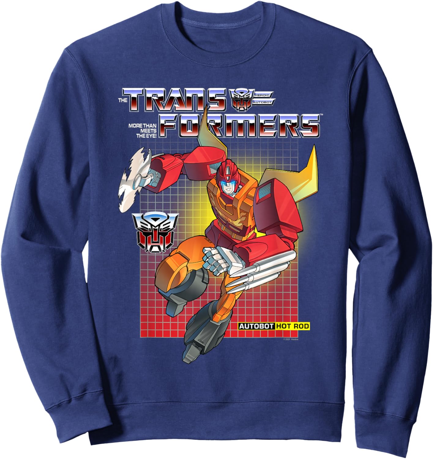 Transformers Hot Rod Sweatshirt - Sweatshirt | Navy