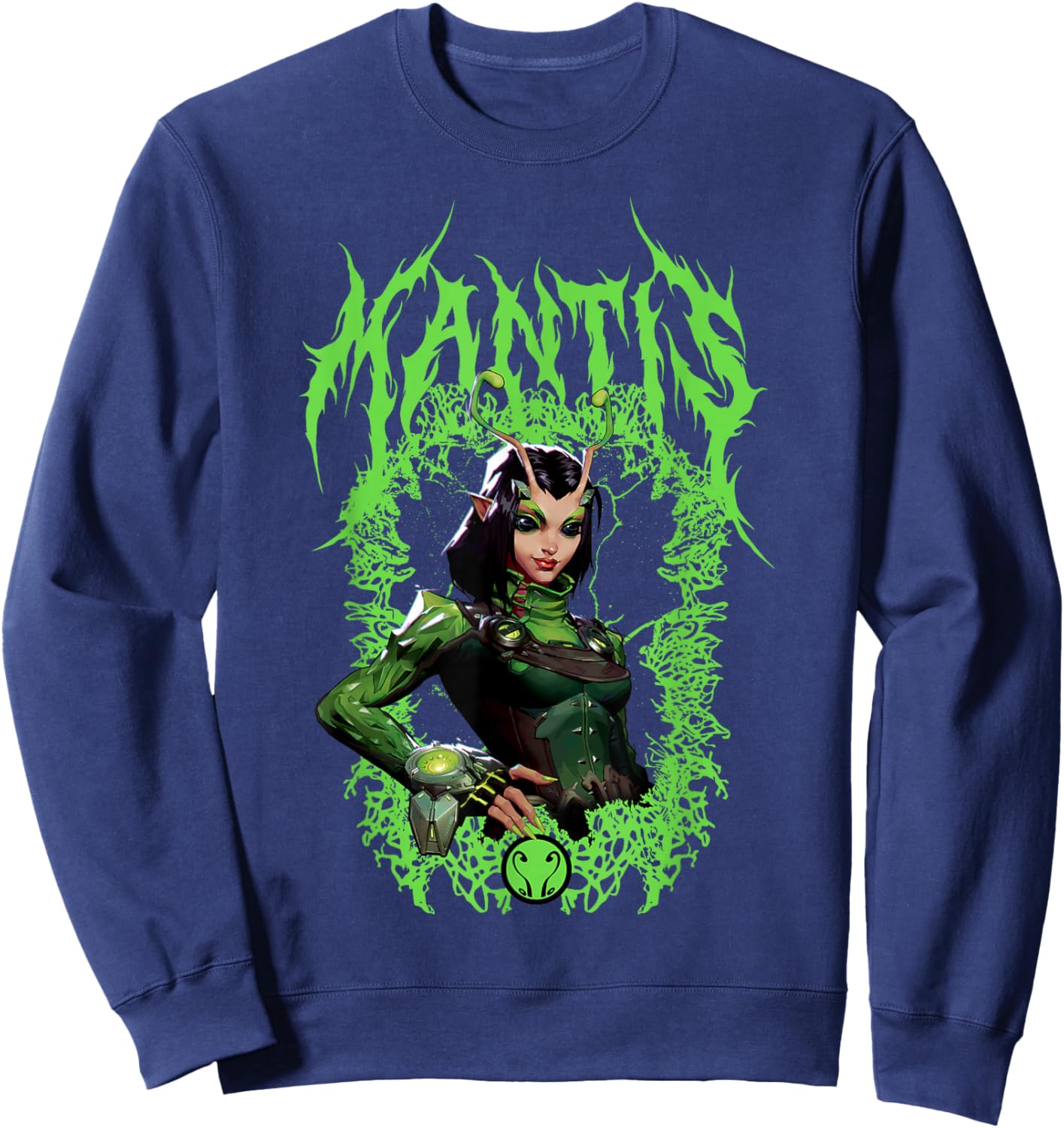 Marvel Rivals Mantis Green Creature Sweatshirt - Sweatshirt | Navy