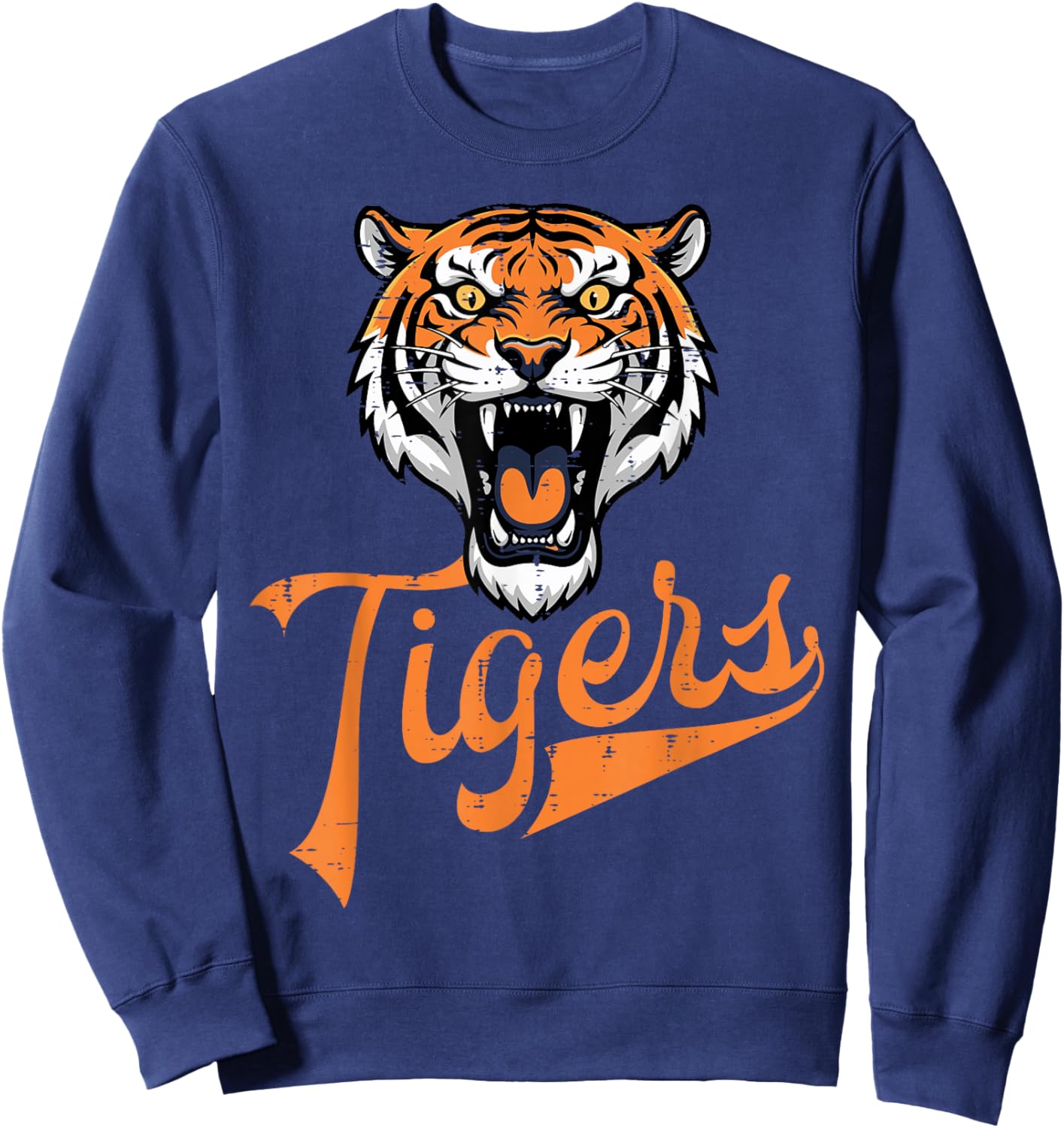 Tiger Boys Girls Teen Kids Men Youth Women Sweatshirt - Sweatshirt | Navy