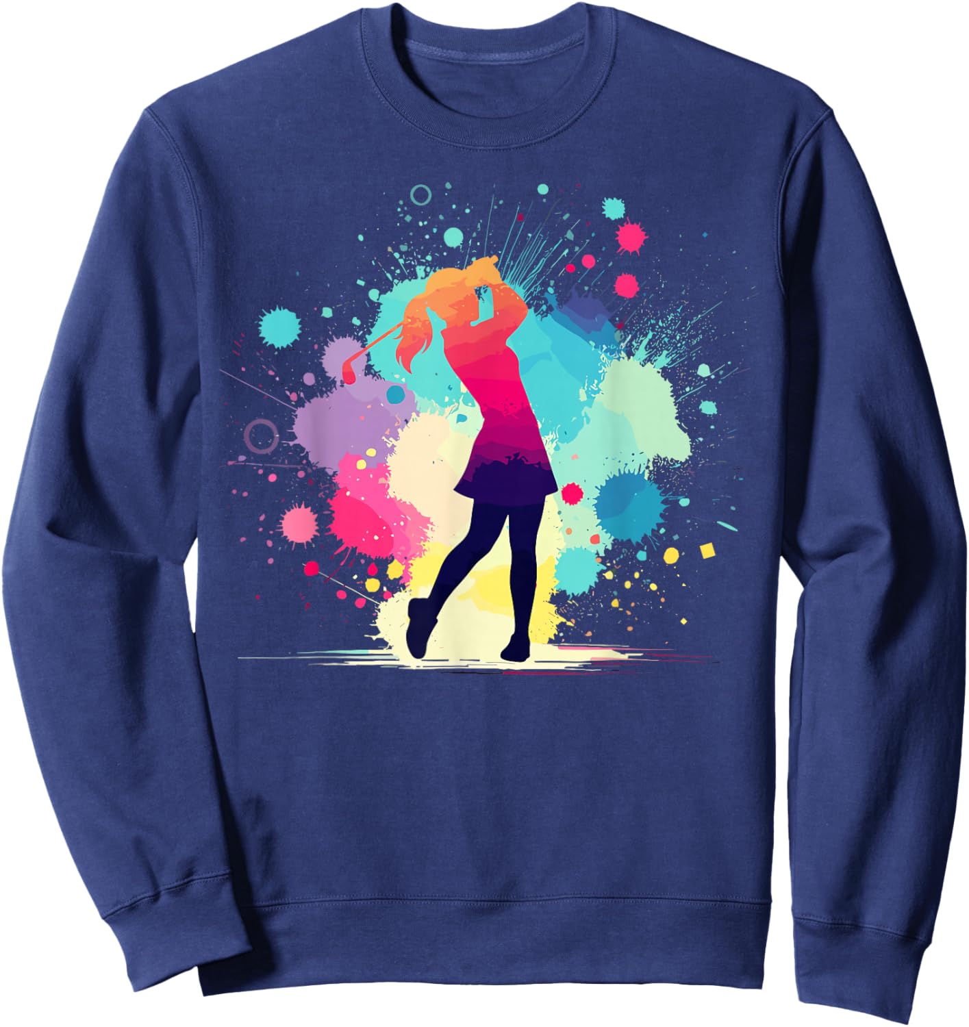 Golf, for Girls & Women | Golf Graphic, Golf Sweatshirt - Sweatshirt | Navy