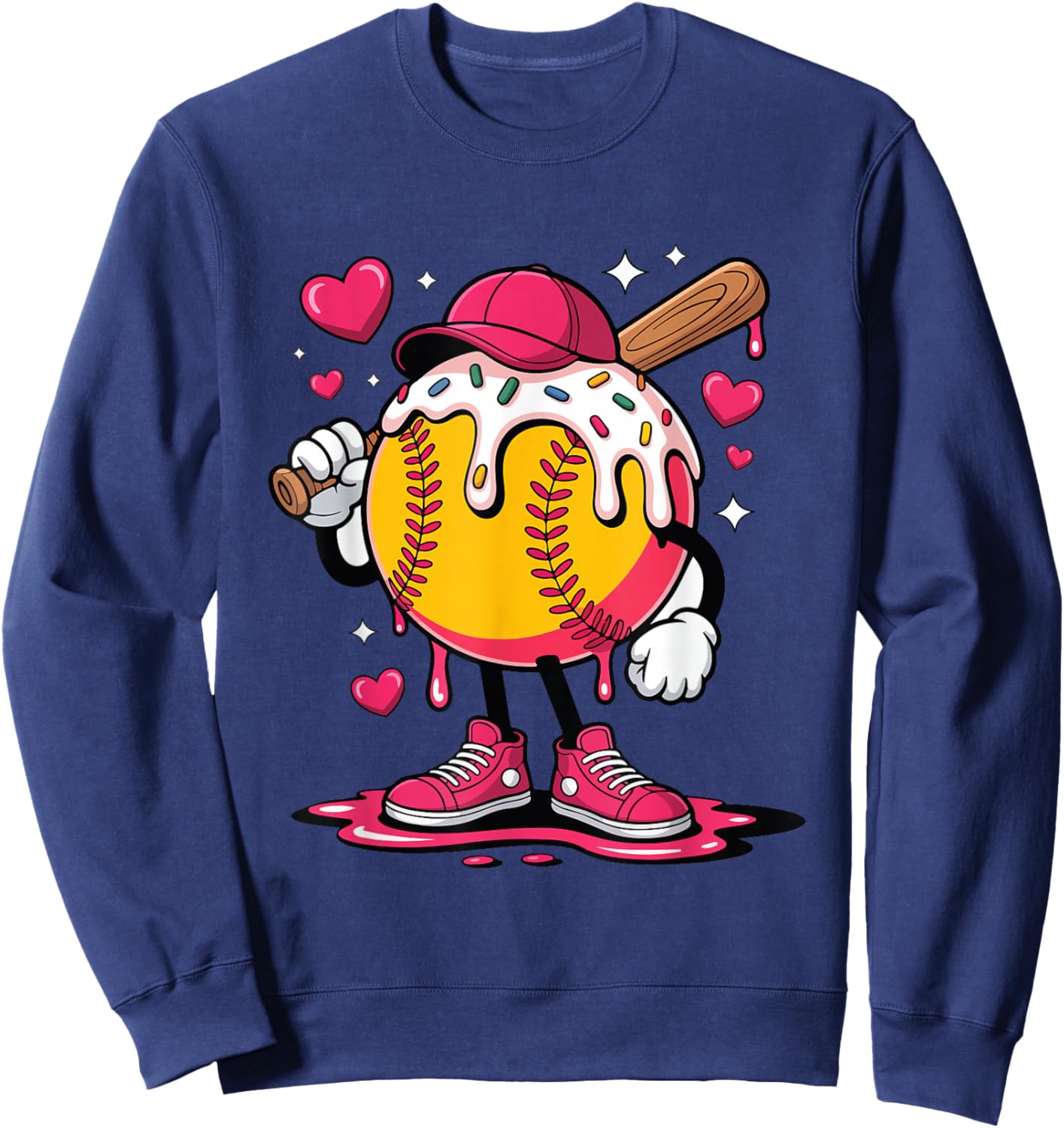 Youth Boy Girl Valentine Sweatshirt - Sweatshirt | Navy