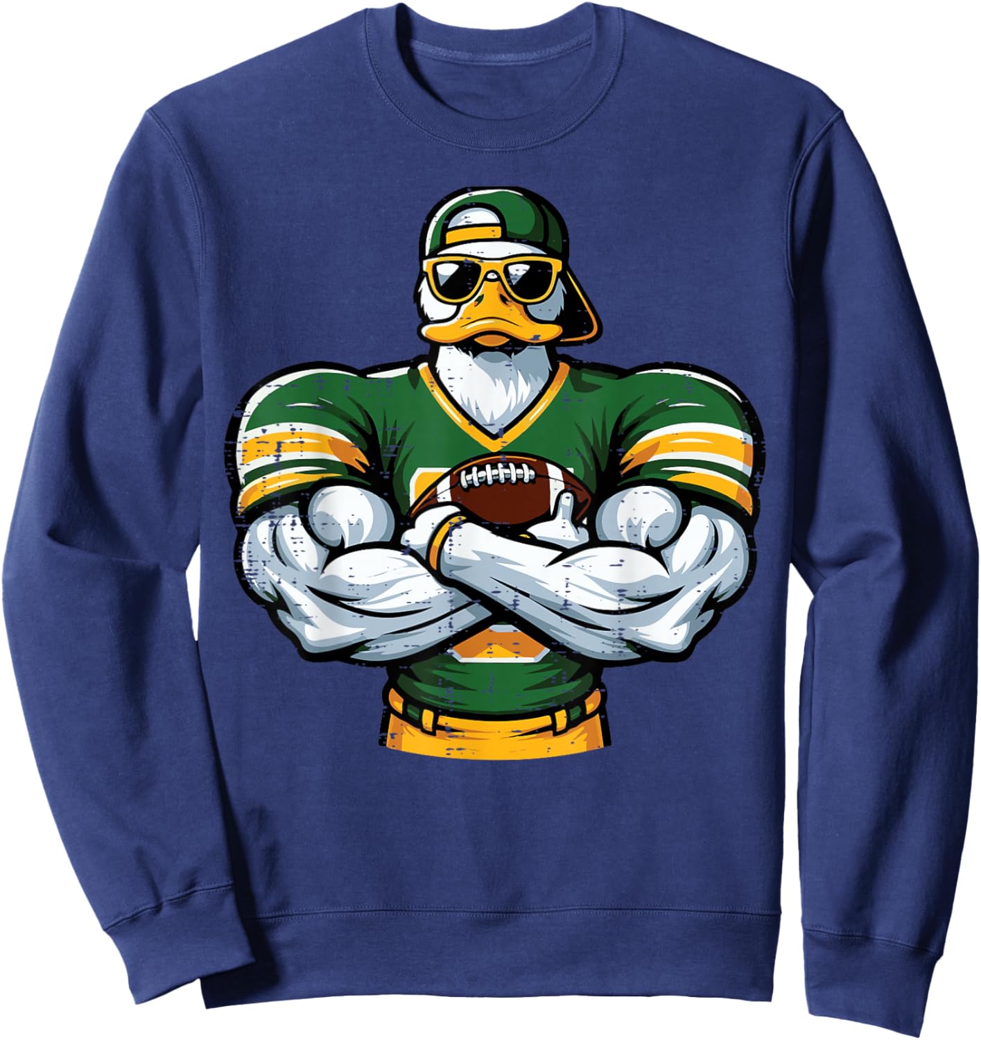 Duck Sunglasses Men Women Boys Girls Kids Youth Teen Sweatshirt - Sweatshirt | Navy