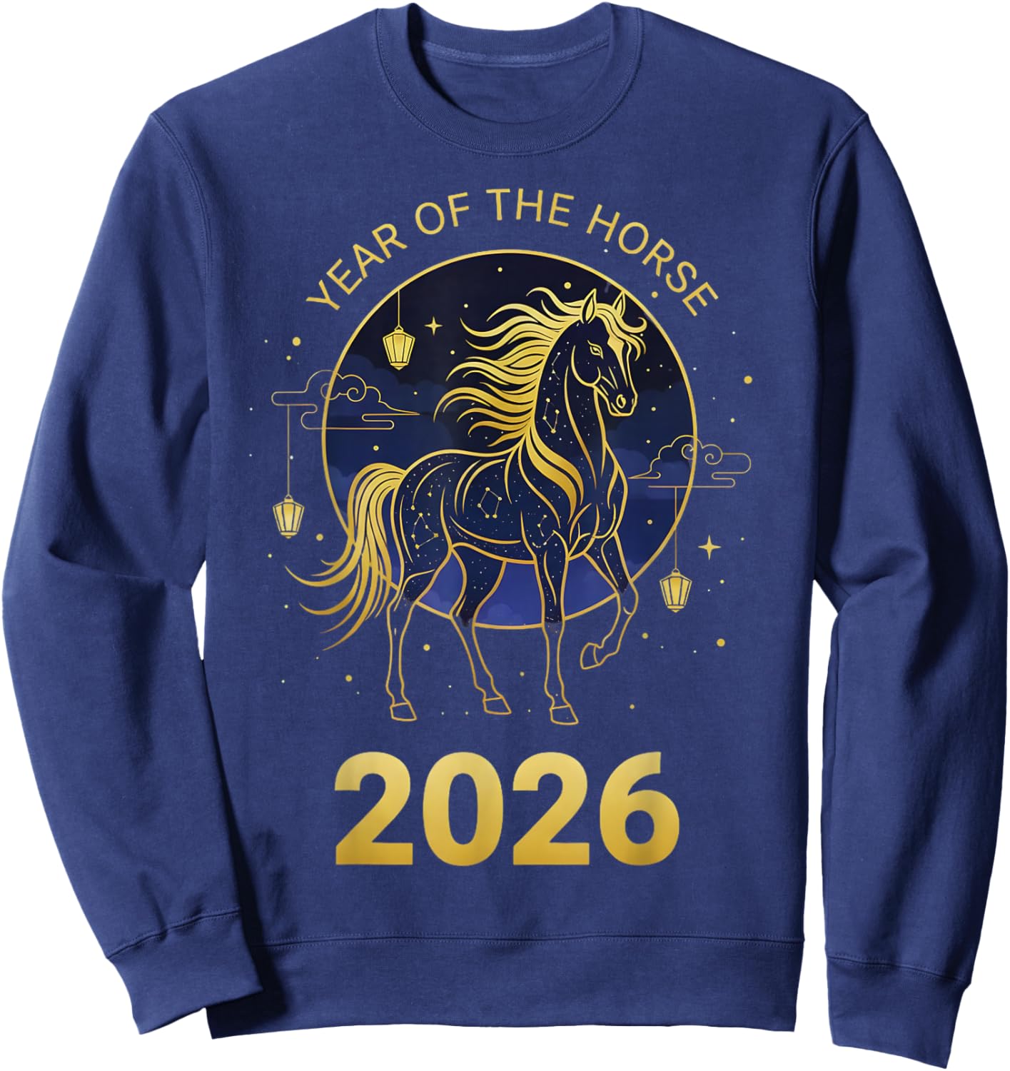 Chinese New Year 2026 Year of The Horse Sweatshirt - Sweatshirt | Navy