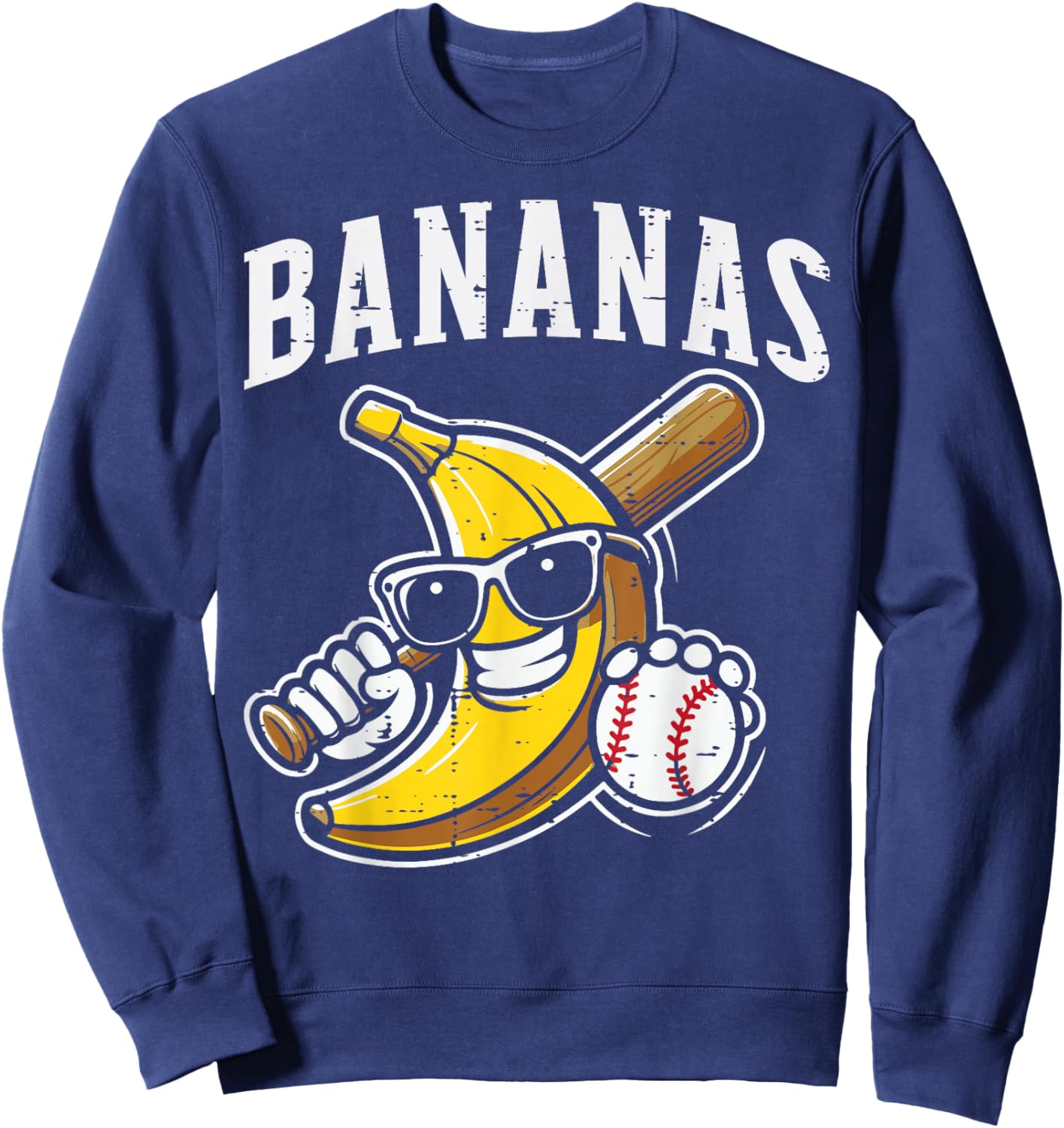 Banana Funny Men Women Kids Youth Boys Women Teen Sweatshirt - Sweatshirt | Navy
