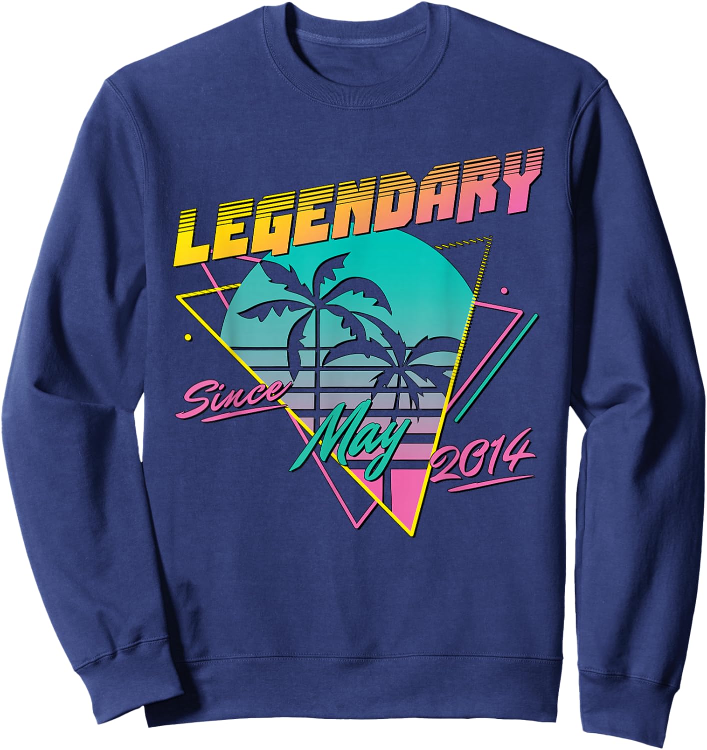 Legendary Since May 2014 Sweatshirt - Sweatshirt | Navy