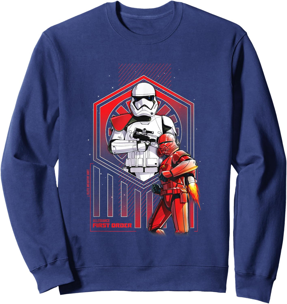 Star Wars The Clone Wars First Order Stormtrooper Sweatshirt - Sweatshirt | Navy