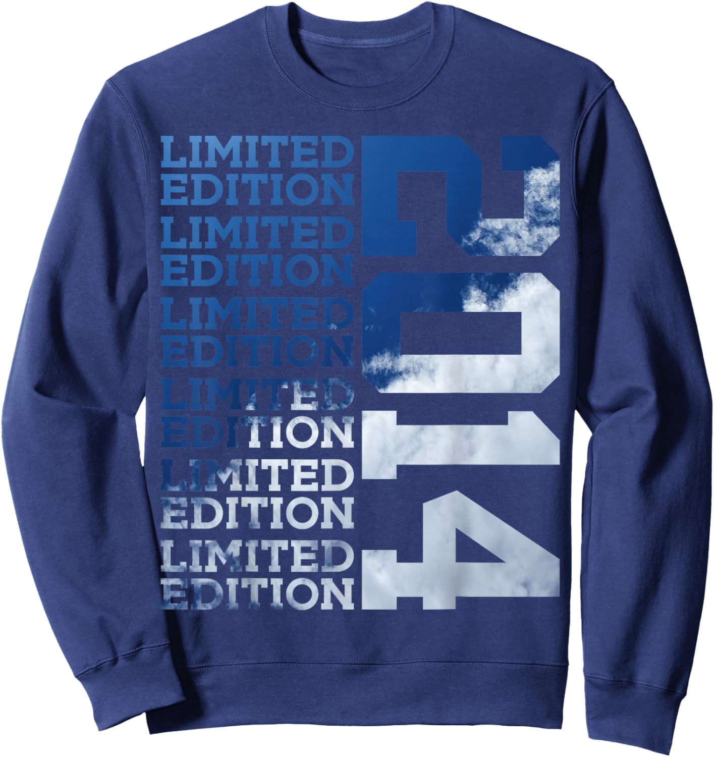 12 Years Limited Edition 2014 12TH Birthday Sweatshirt - Sweatshirt | Navy