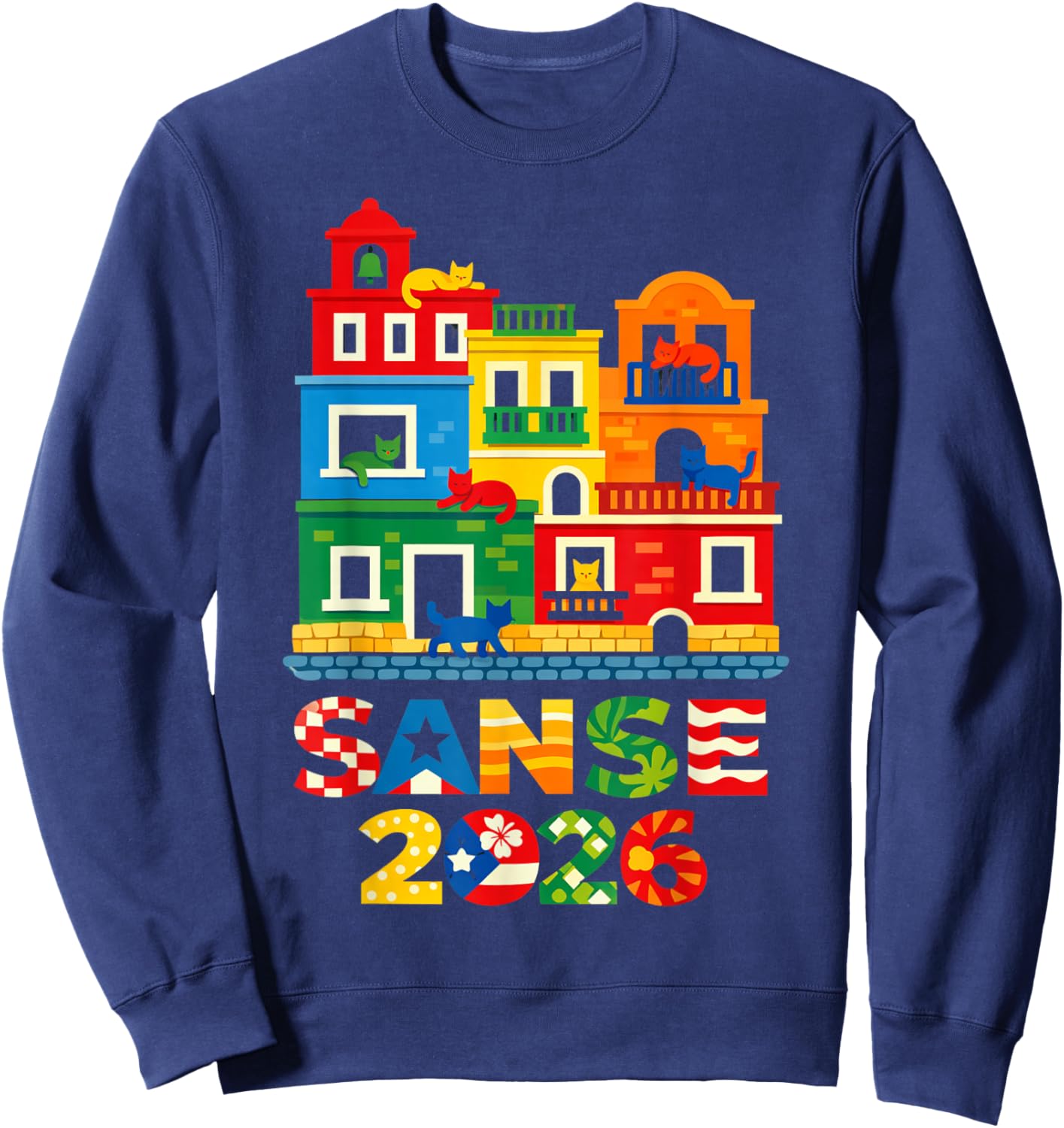 Balcones De Cora Sanse 2026 Juan San Festival San Sebastian Sweatshirt - Sweatshirt | Navy