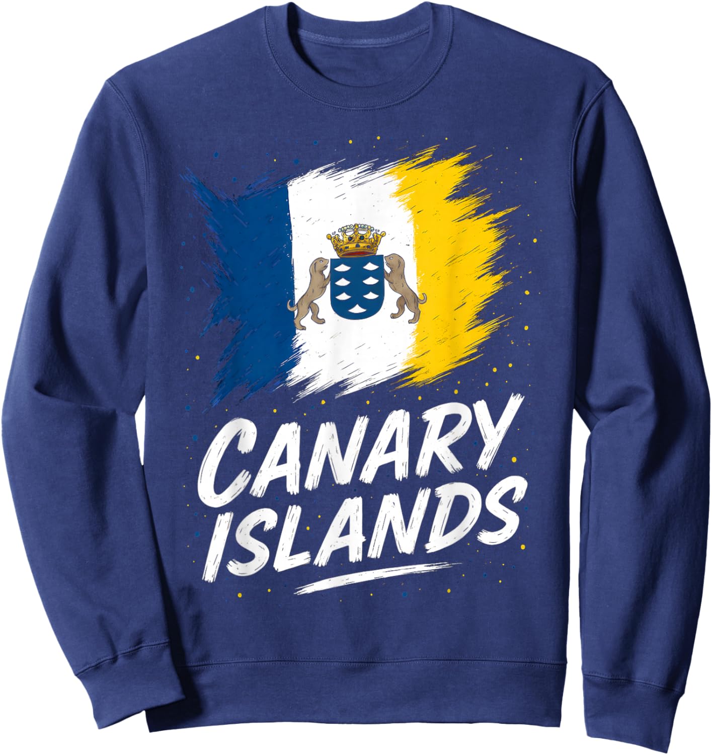 Canary Islands Flag Canarian Pride Sweatshirt - Sweatshirt | Navy