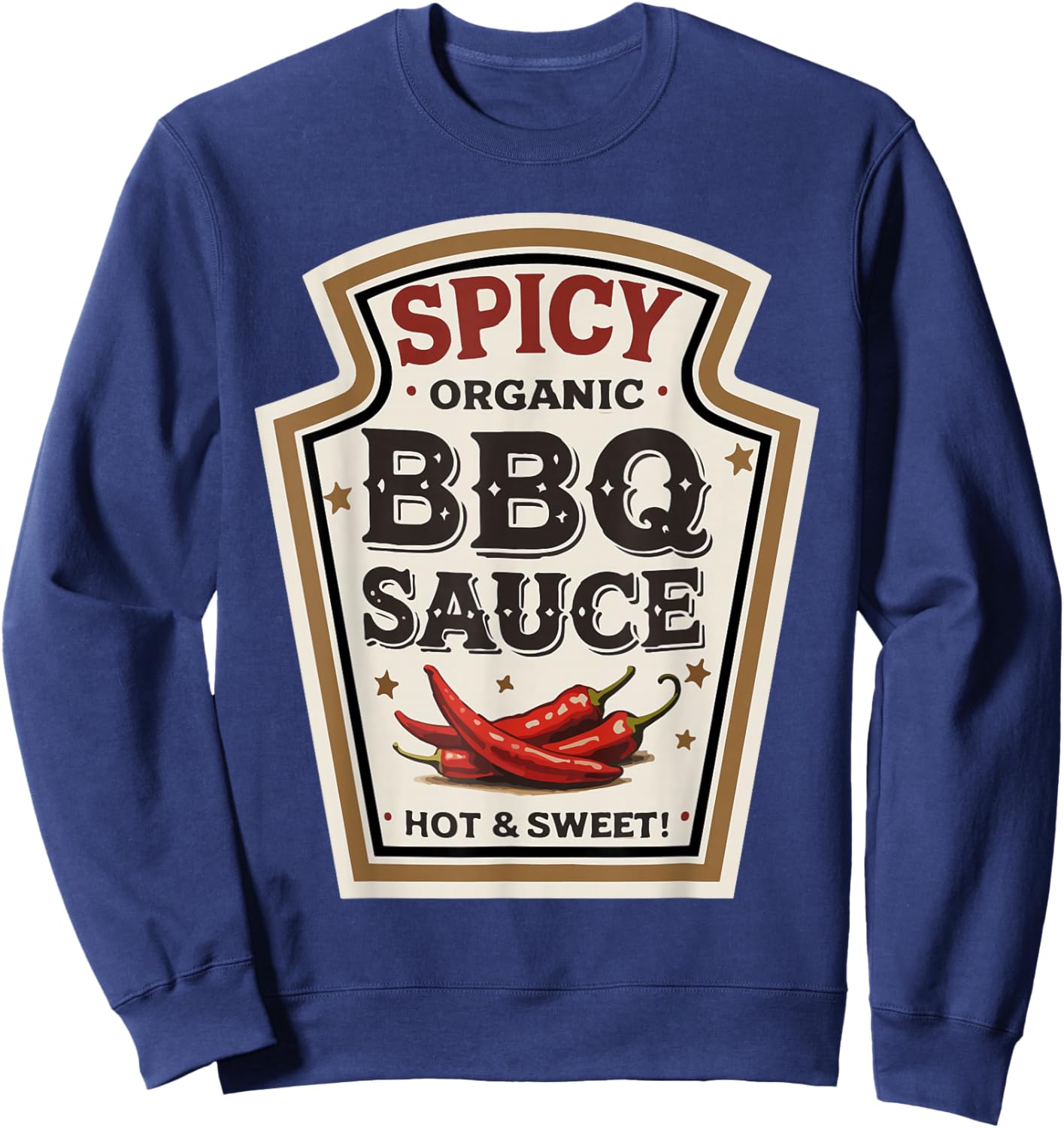Halloween Spicy Barbecue Sauce Costume Family Matching Sweatshirt - Sweatshirt | Navy