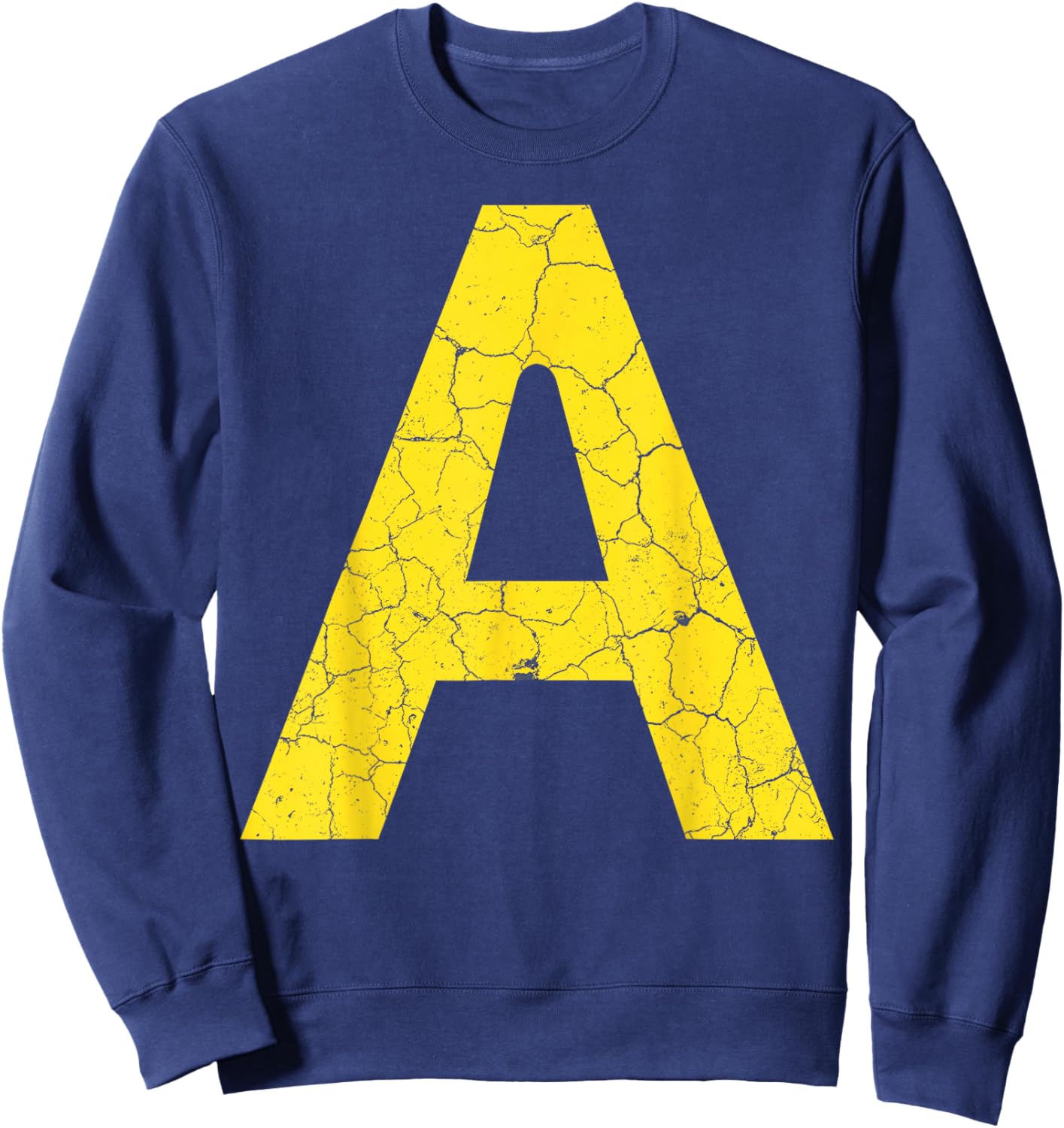 Halloween Letter A Alphabet Matching Costume Men Women Kids Sweatshirt - Sweatshirt | Navy