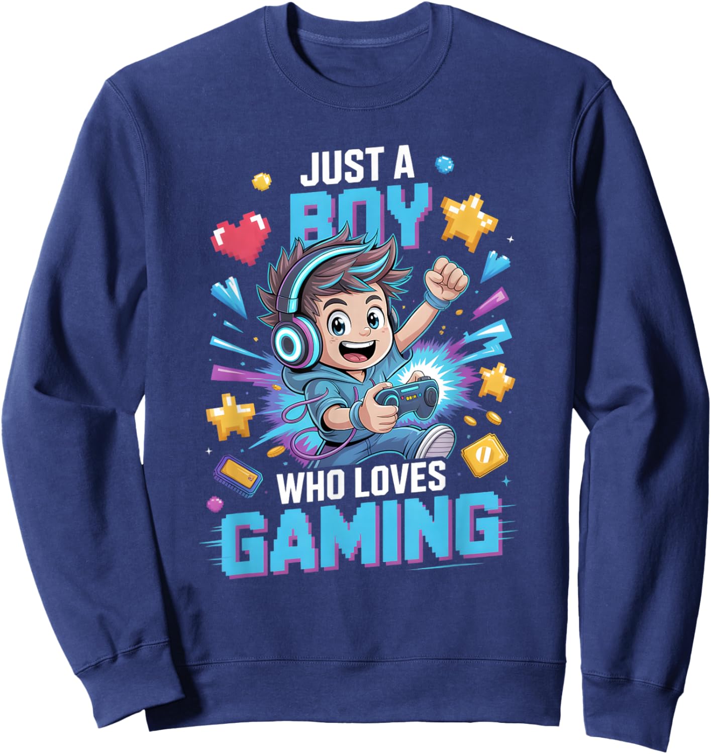 Boys Gaming Sweatshirt - Sweatshirt | Navy