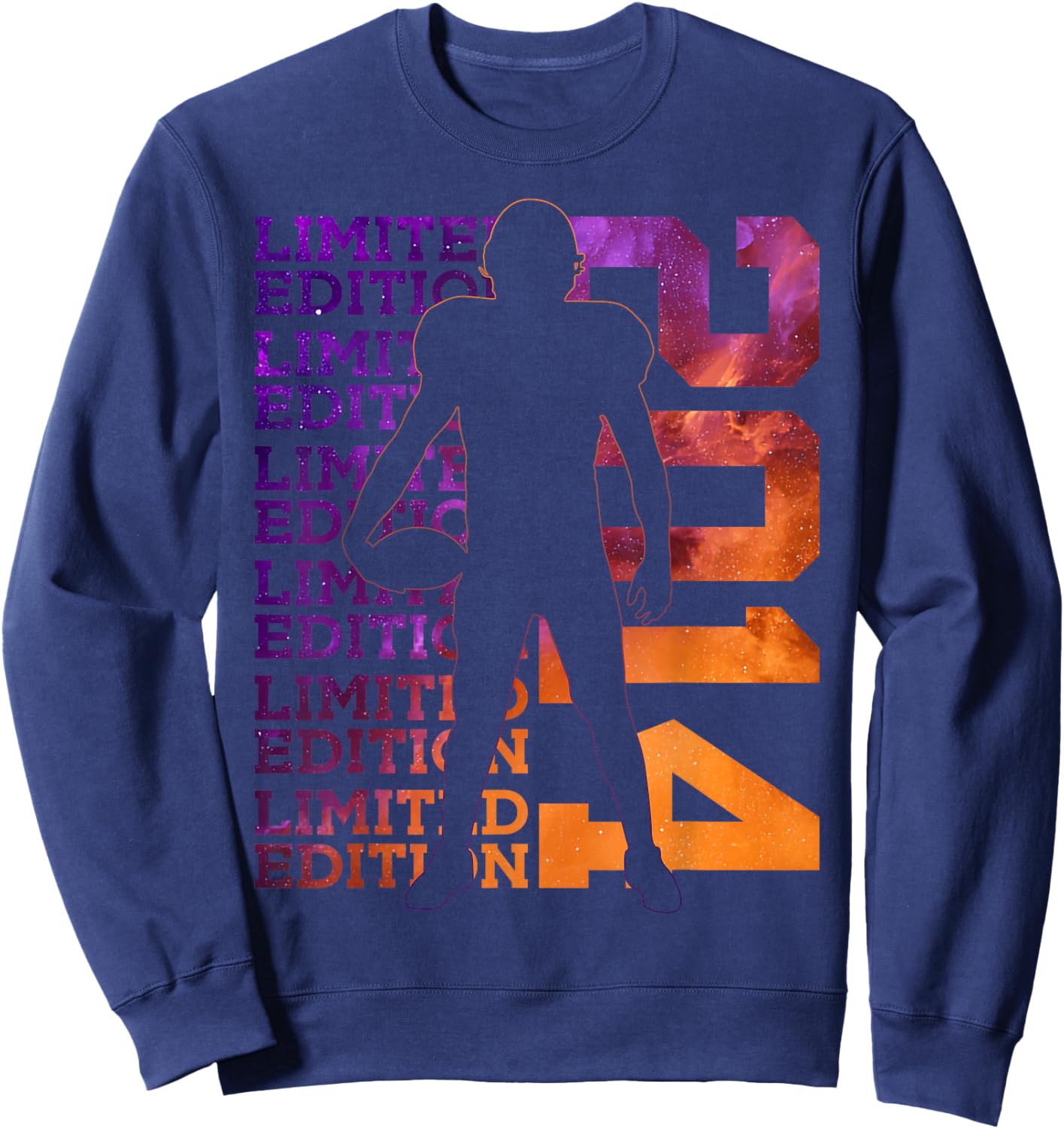 Limited Edition 2014 Football 12TH Birthday Sweatshirt - Sweatshirt | Navy