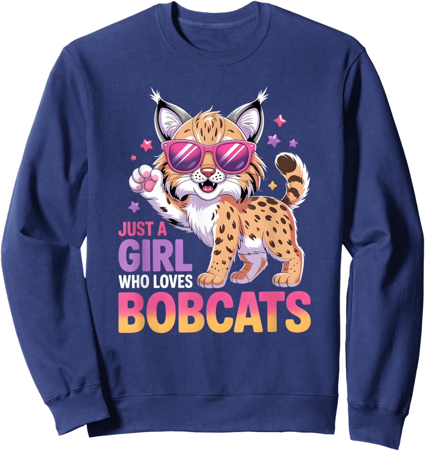 Girls Bobcat Sweatshirt - Sweatshirt | Navy