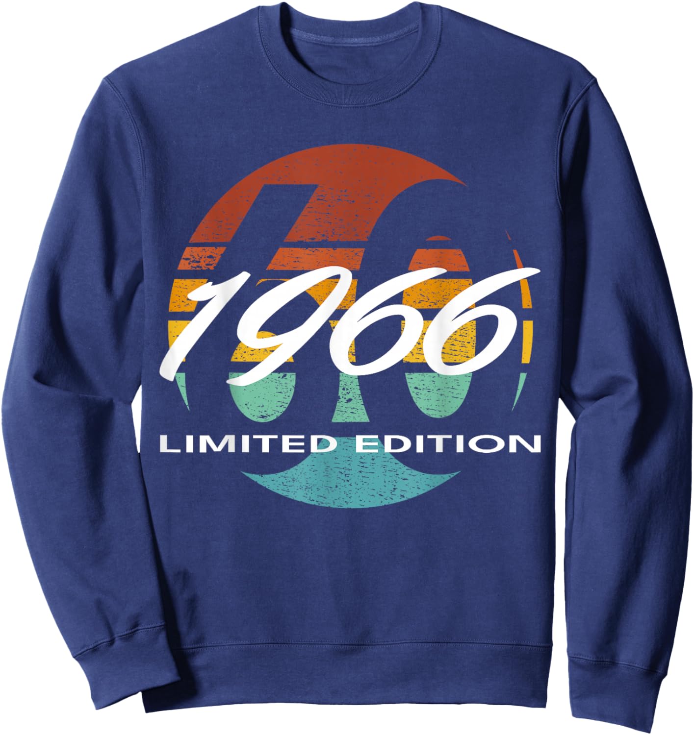60th Birthday Man Woman 60 Years 1966 Funny Gift Sweatshirt - Sweatshirt | Navy
