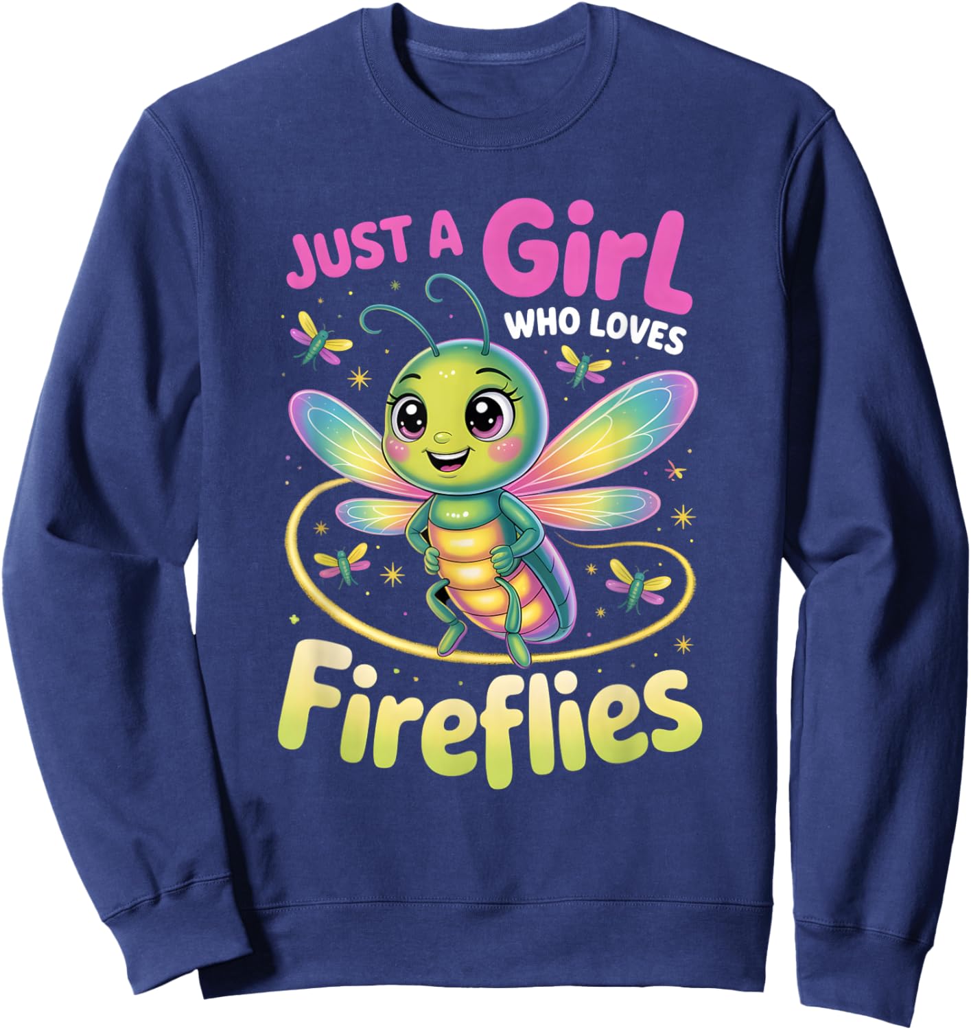 Girls Firefly Sweatshirt - Sweatshirt | Navy