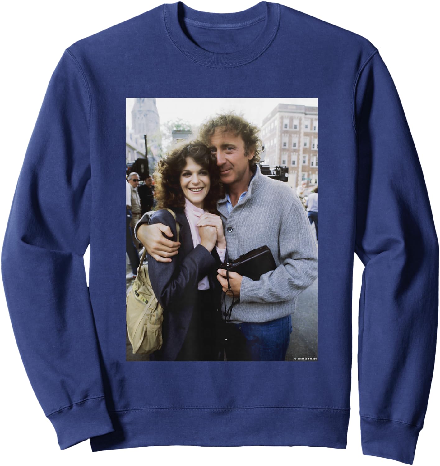 Actor Gene Wilder Gilda Radner SNL by Michael Grecco Sweatshirt - Sweatshirt | Navy