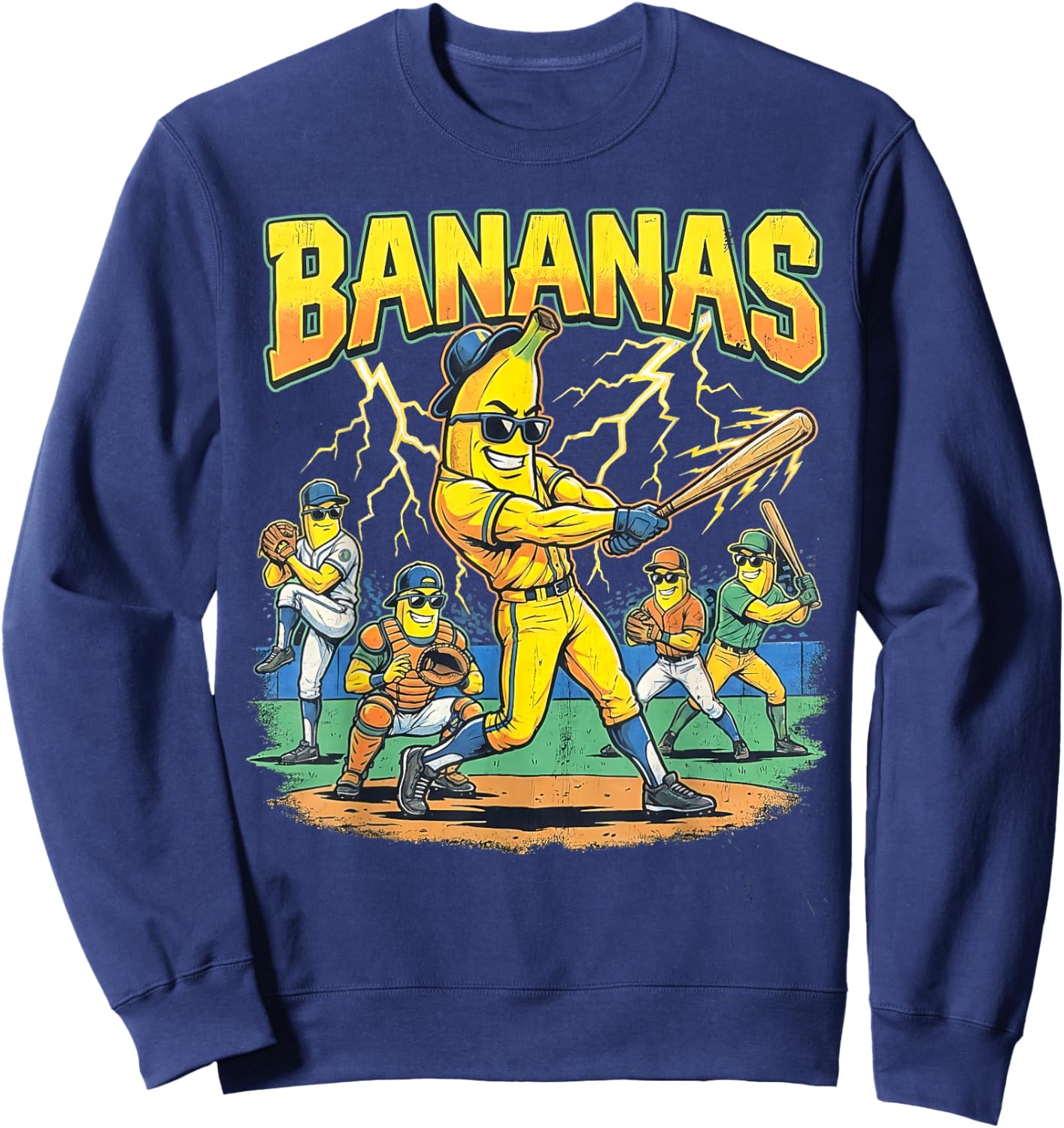 Banana Merchandise Men Women Kids Youth Boys Girls Sweatshirt - Sweatshirt | Navy