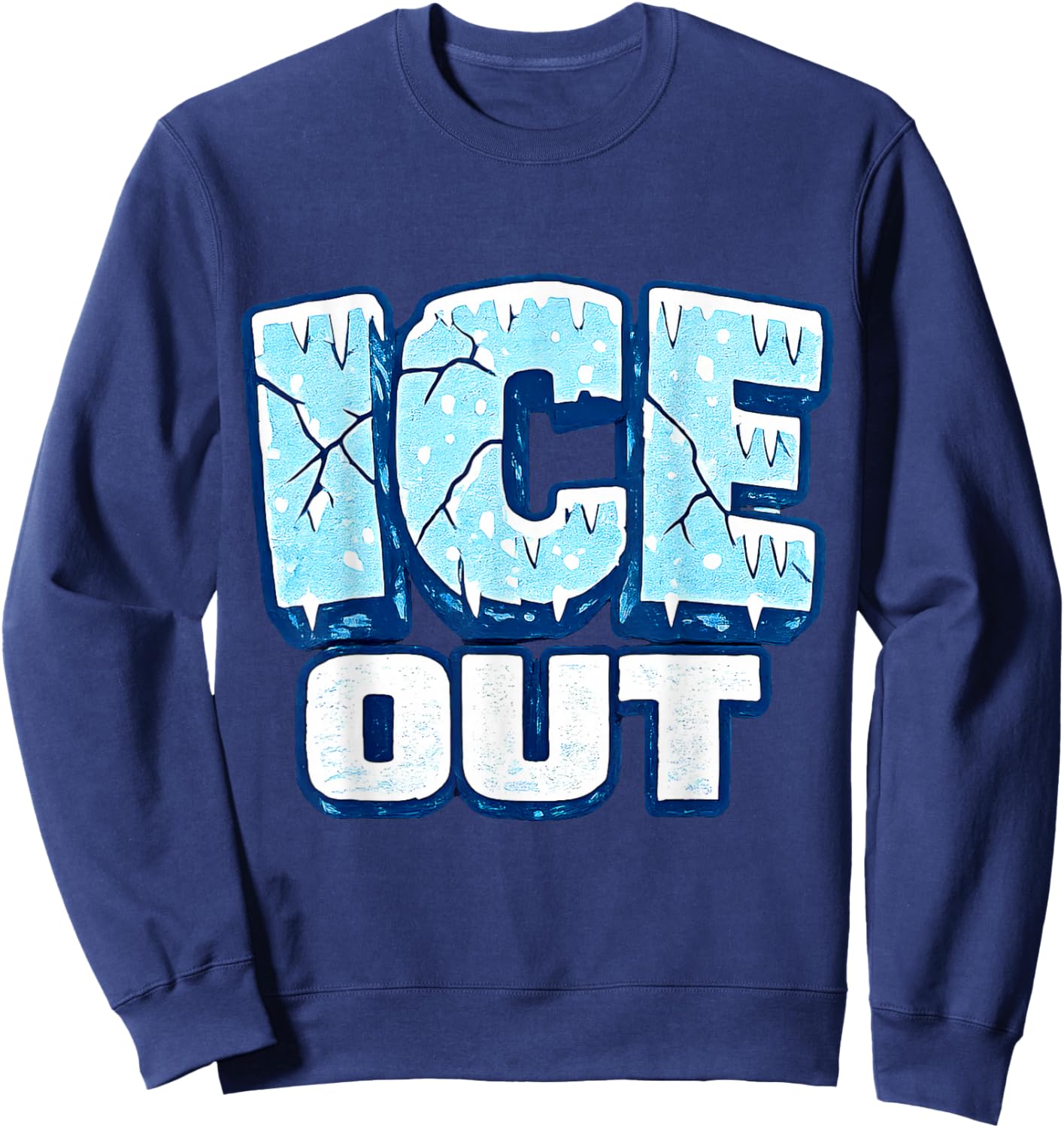 ICE Out Protest Anti-ICE Immigration Sweatshirt - Sweatshirt | Navy