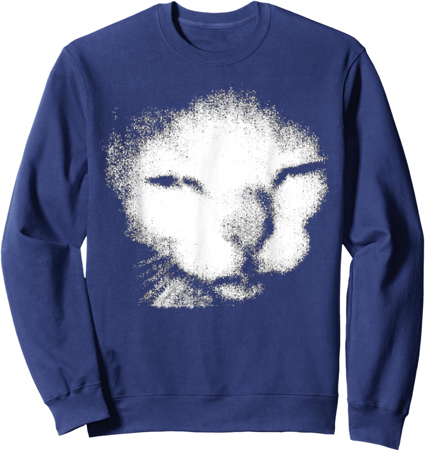 Cat Meme Funny Weird Cat Unhinged Humor Cat Lover Sweatshirt - Sweatshirt | Navy